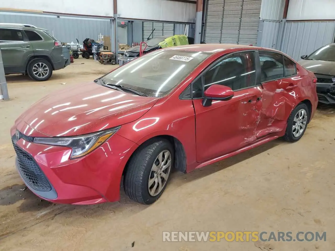 1 Photograph of a damaged car 5YFEPRAEXLP103419 TOYOTA COROLLA 2020
