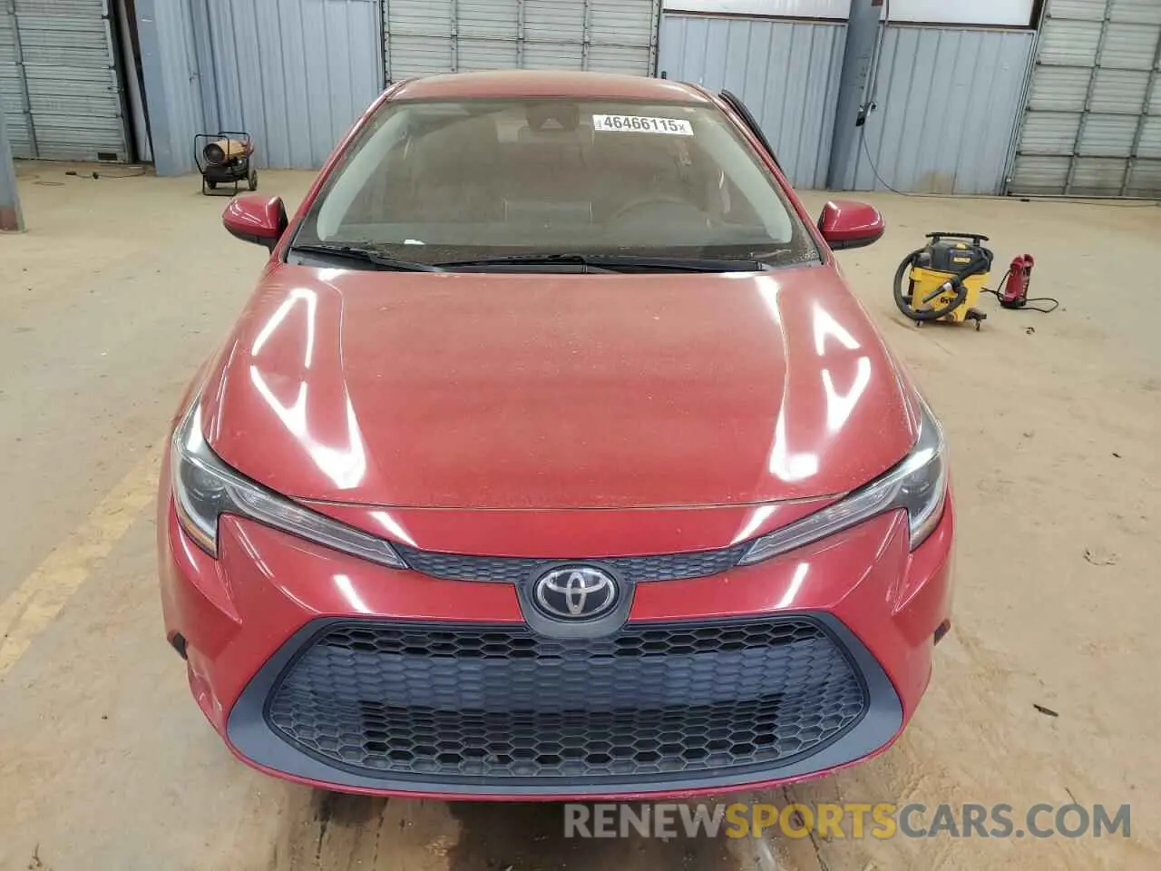 5 Photograph of a damaged car 5YFEPRAEXLP103419 TOYOTA COROLLA 2020