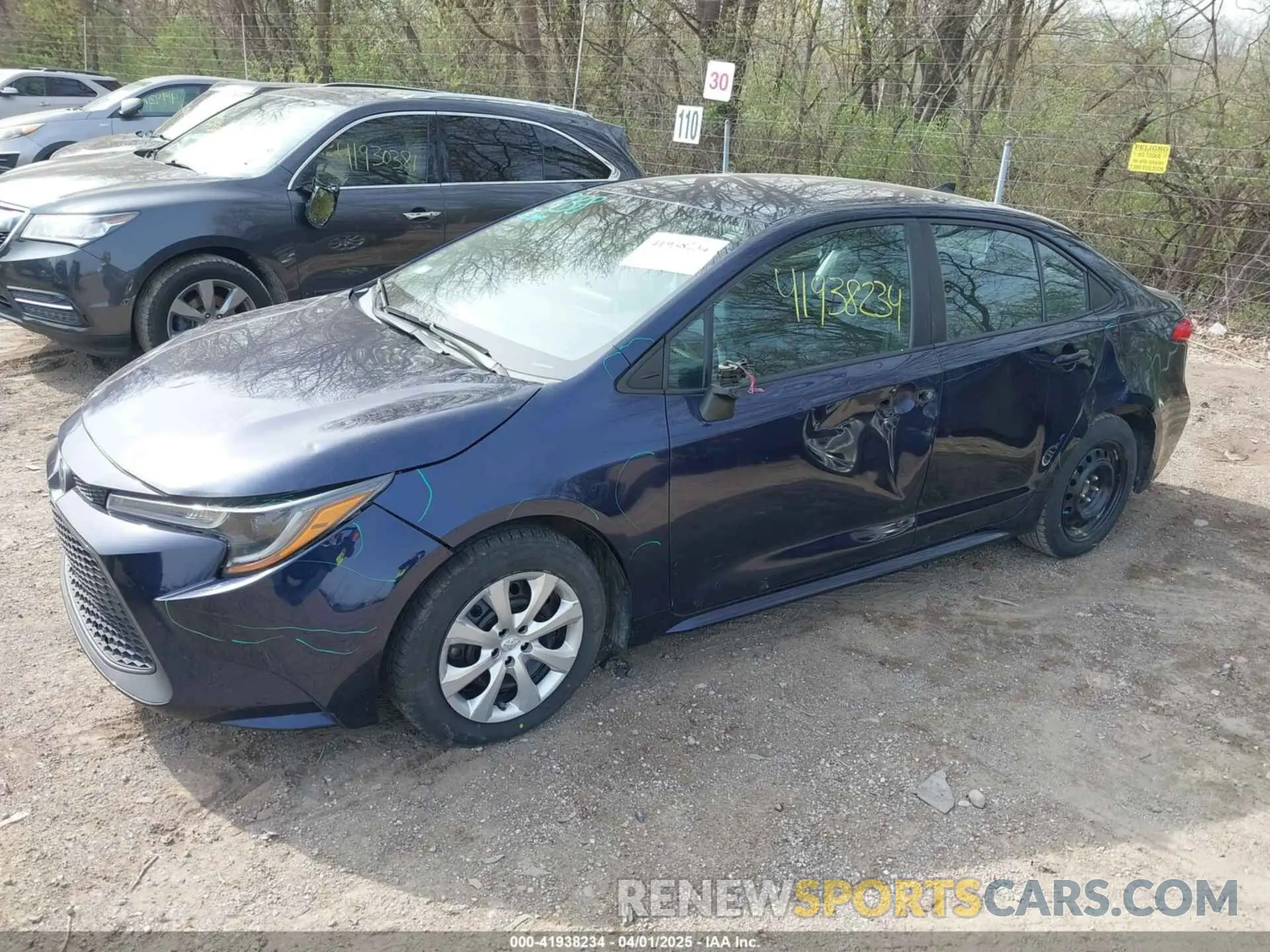 2 Photograph of a damaged car 5YFEPRAEXLP103873 TOYOTA COROLLA 2020
