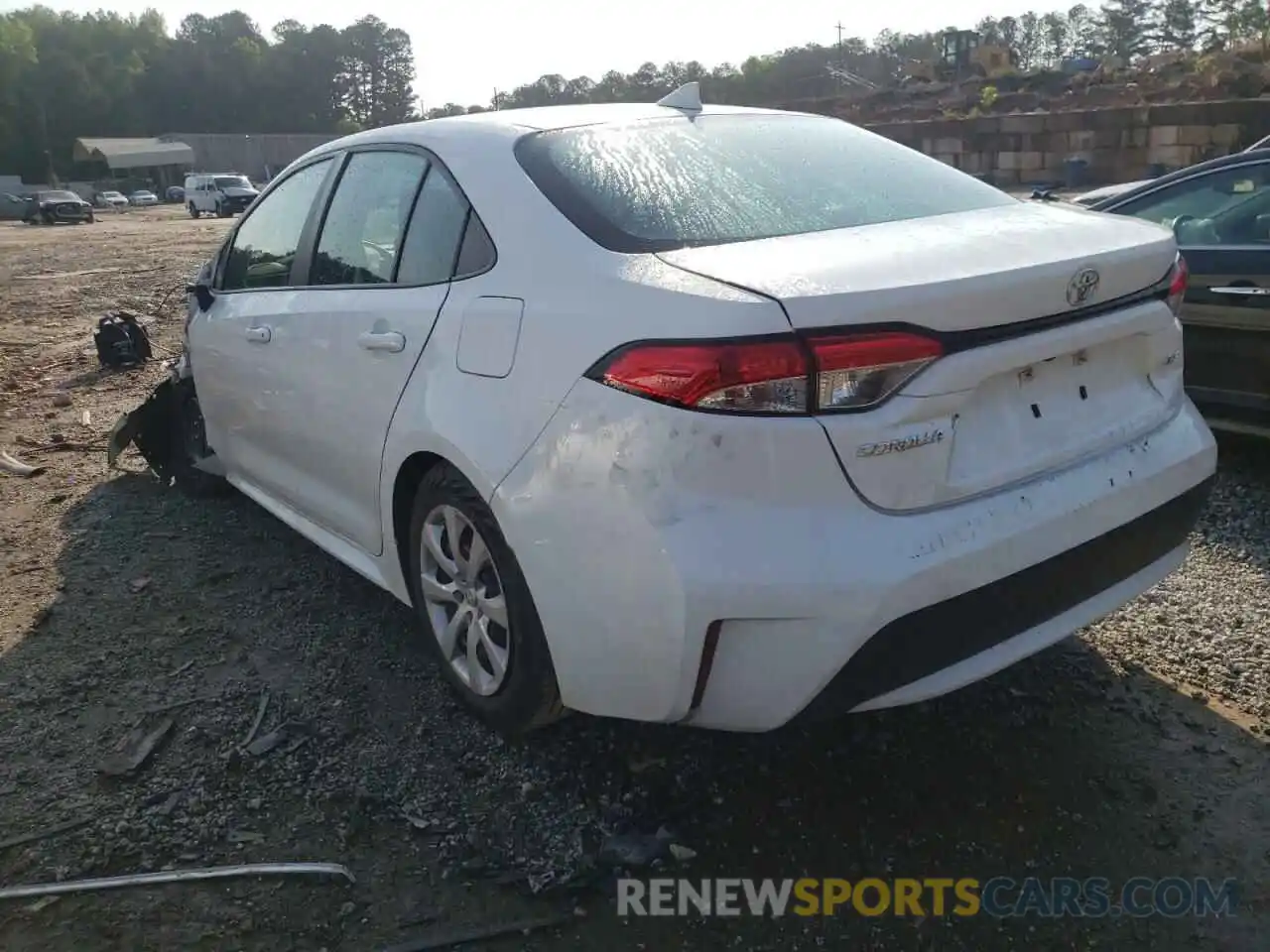 3 Photograph of a damaged car 5YFEPRAEXLP105803 TOYOTA COROLLA 2020