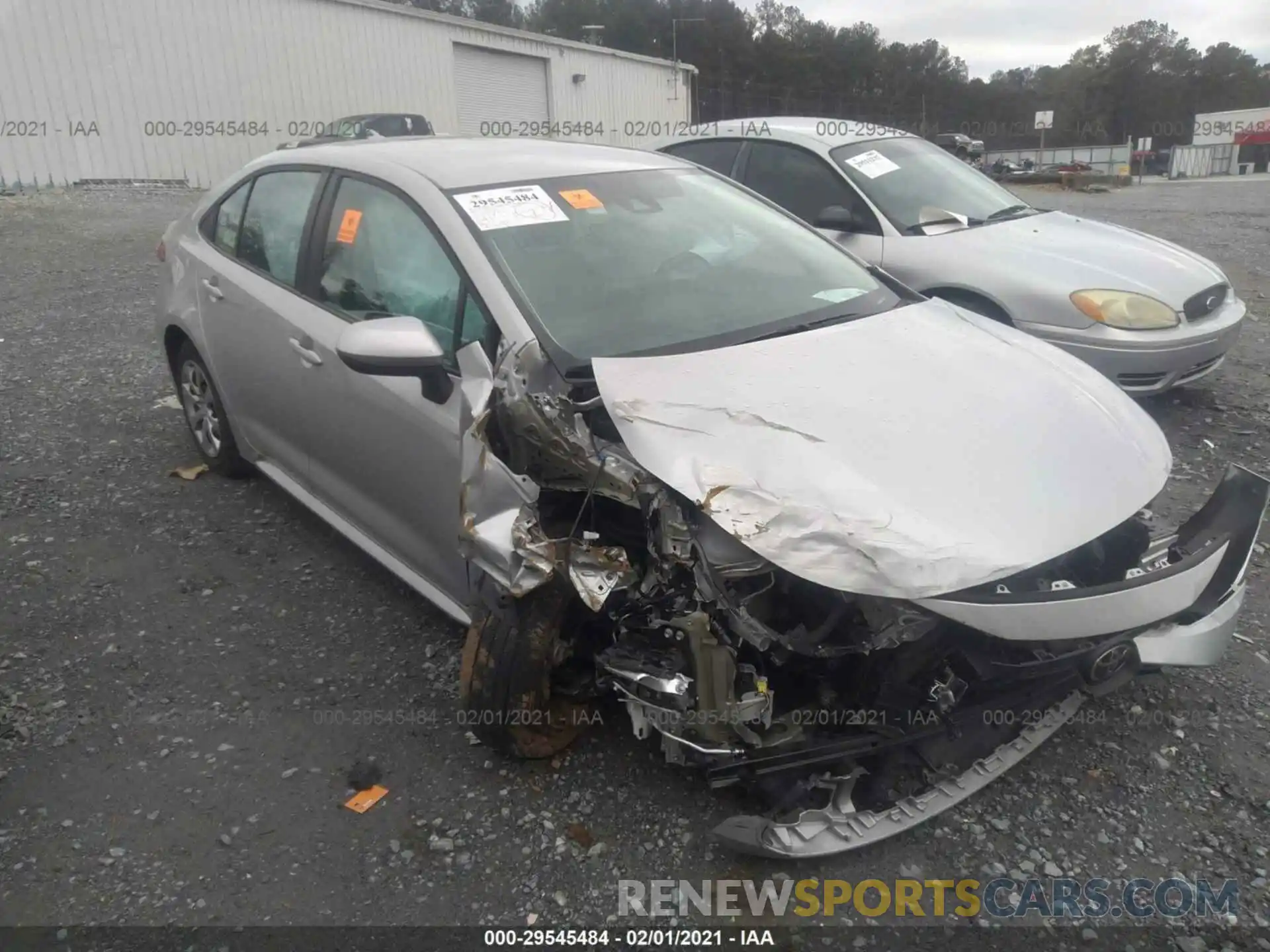 1 Photograph of a damaged car 5YFEPRAEXLP106708 TOYOTA COROLLA 2020