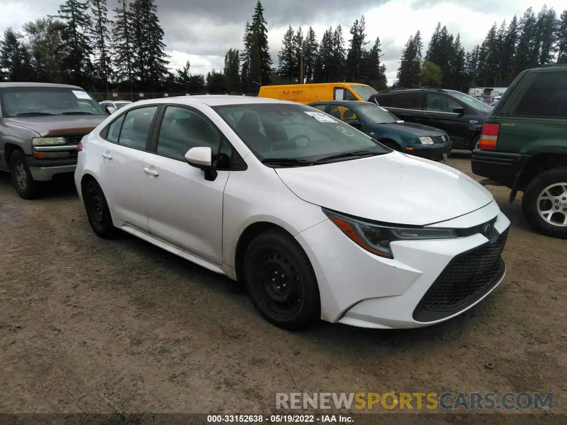 1 Photograph of a damaged car 5YFEPRAEXLP107874 TOYOTA COROLLA 2020