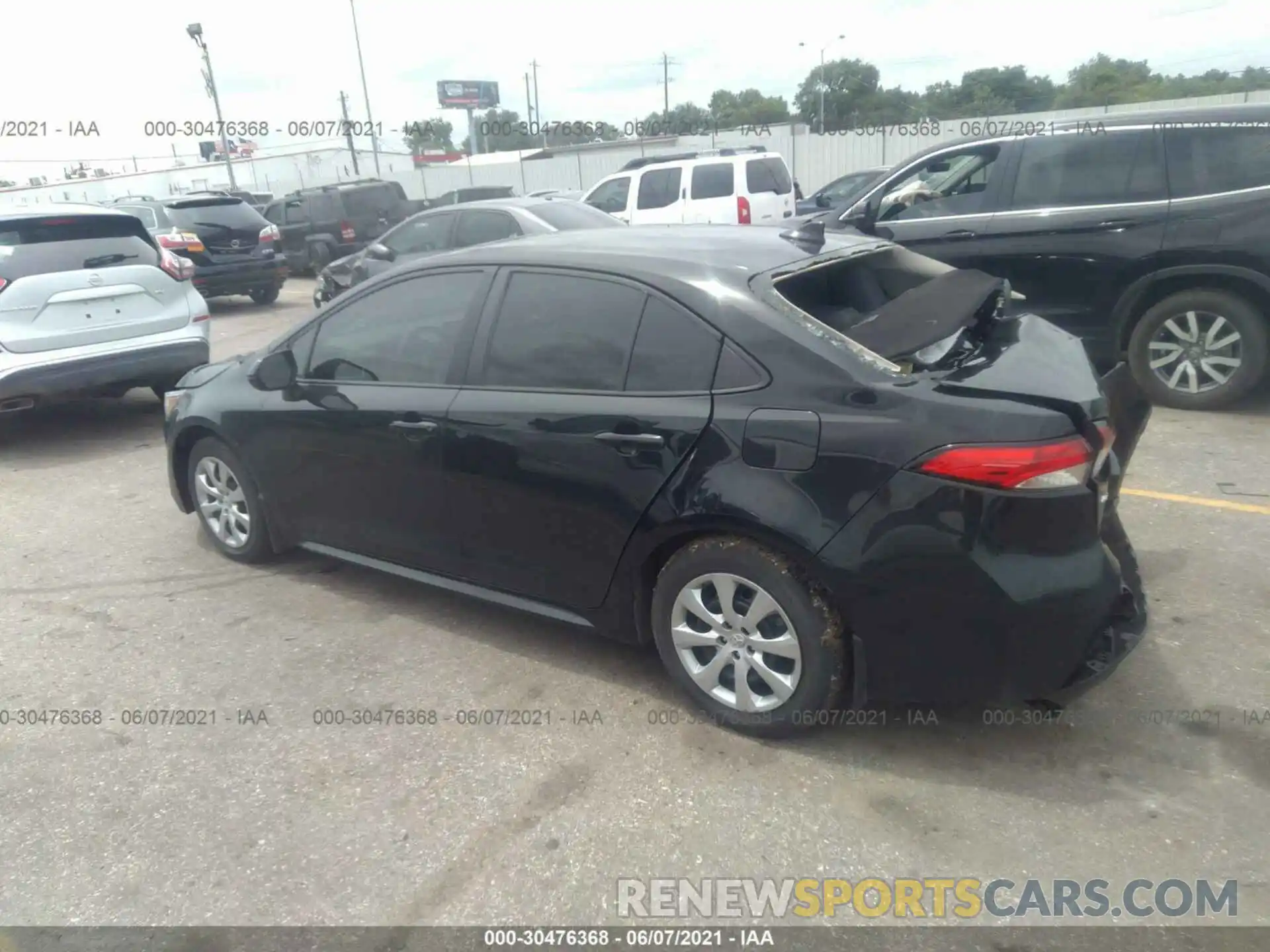 3 Photograph of a damaged car 5YFEPRAEXLP110614 TOYOTA COROLLA 2020