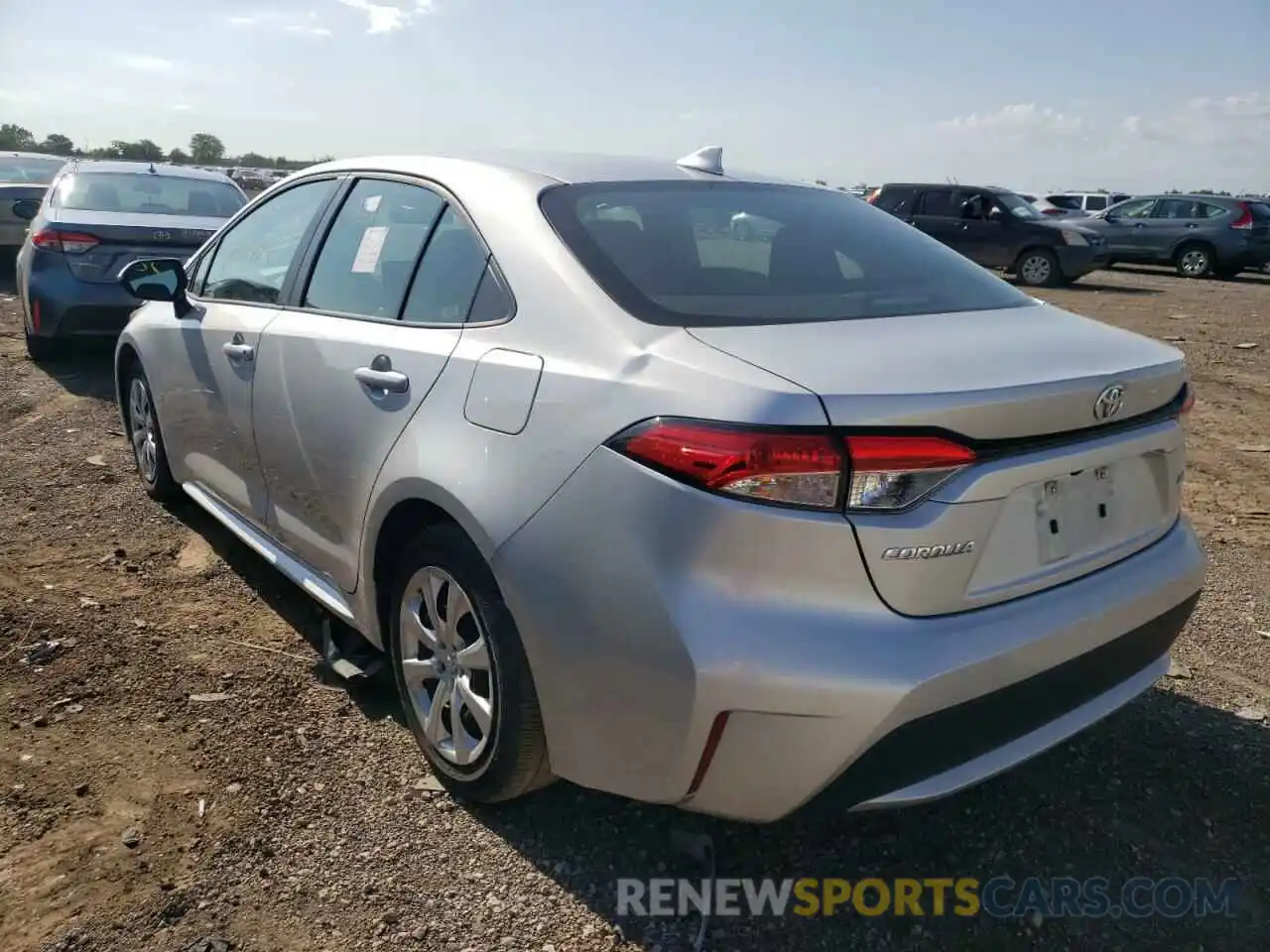 3 Photograph of a damaged car 5YFEPRAEXLP117997 TOYOTA COROLLA 2020