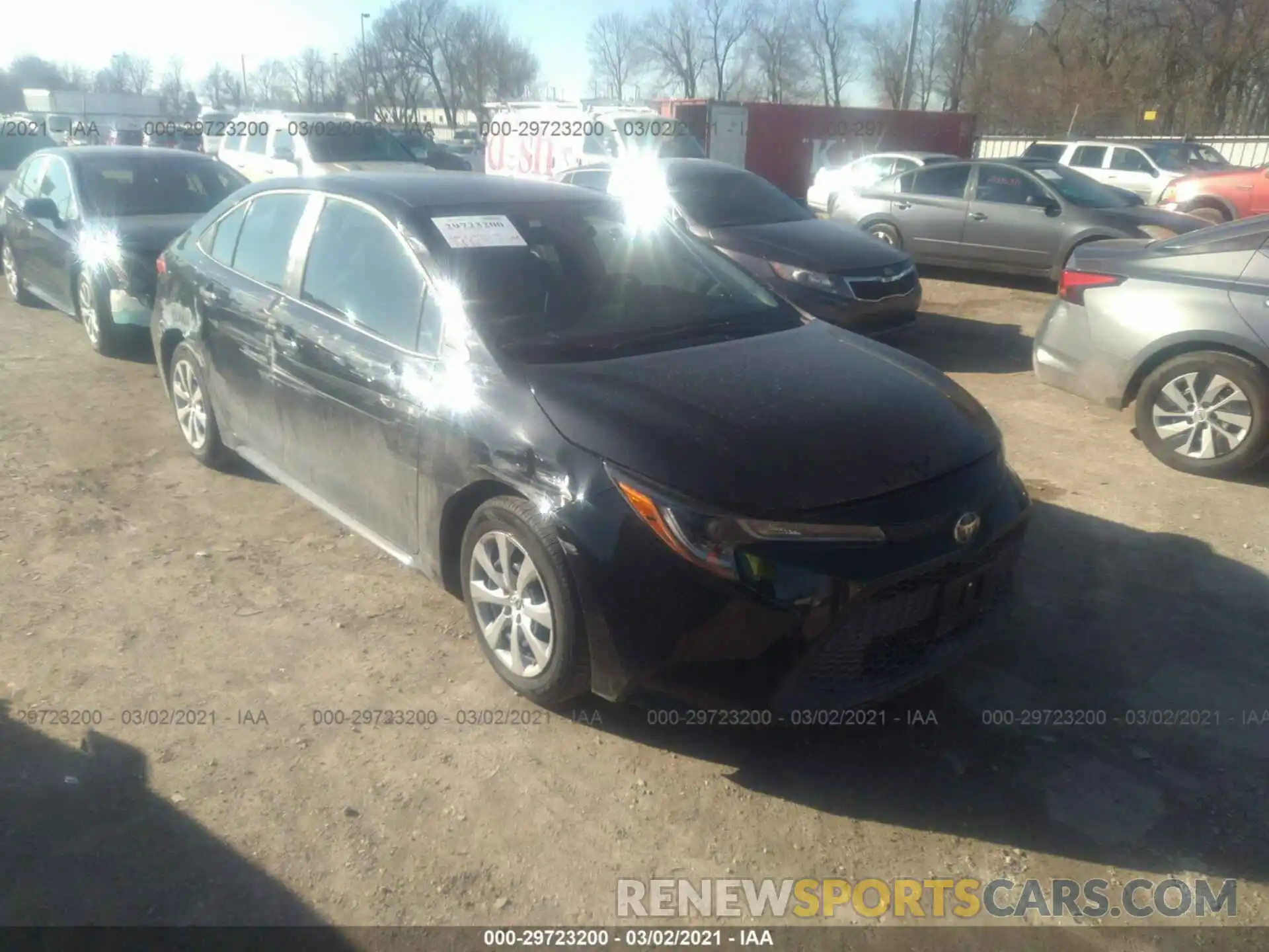 1 Photograph of a damaged car 5YFEPRAEXLP119782 TOYOTA COROLLA 2020