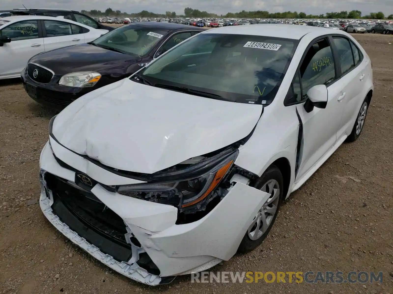 2 Photograph of a damaged car 5YFEPRAEXLP121824 TOYOTA COROLLA 2020