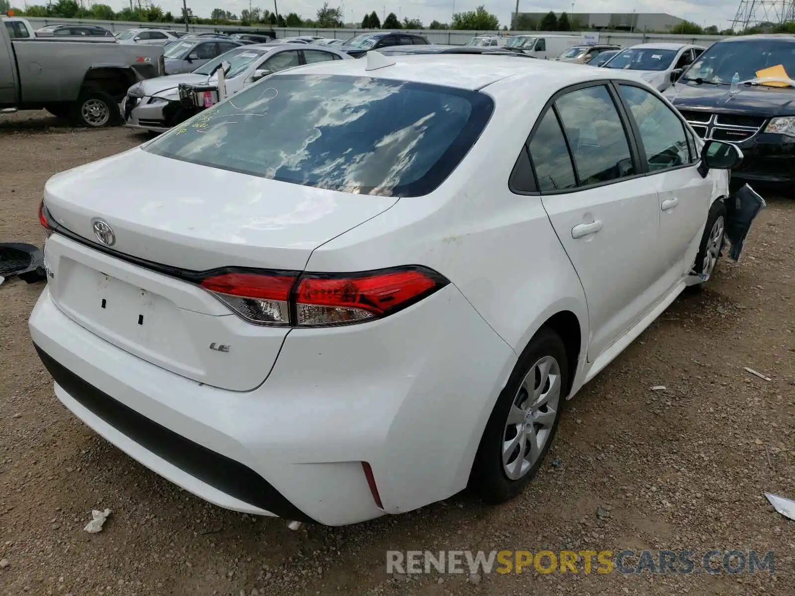 4 Photograph of a damaged car 5YFEPRAEXLP121824 TOYOTA COROLLA 2020