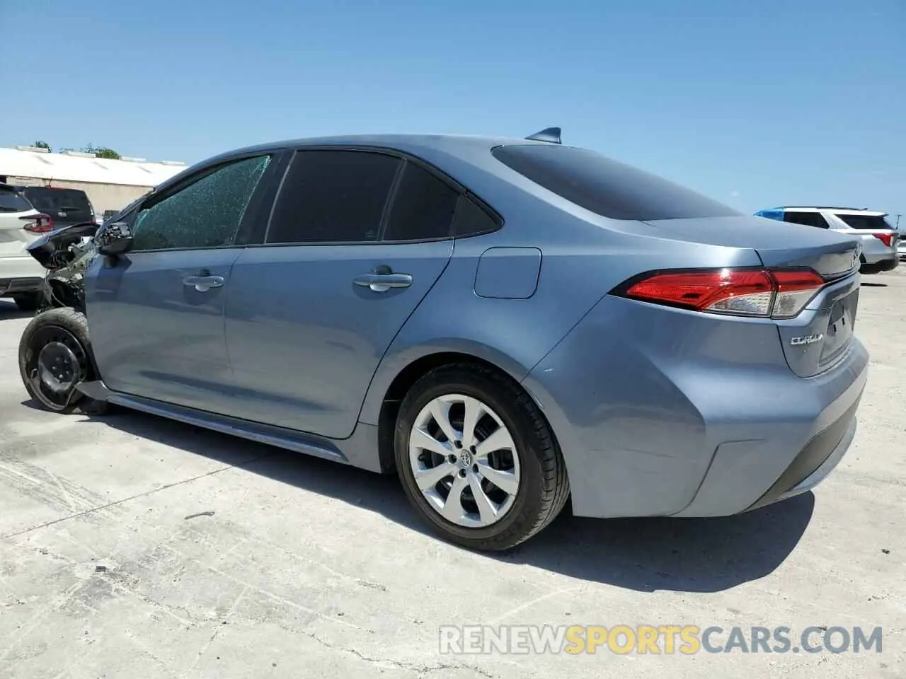 2 Photograph of a damaged car 5YFEPRAEXLP122410 TOYOTA COROLLA 2020