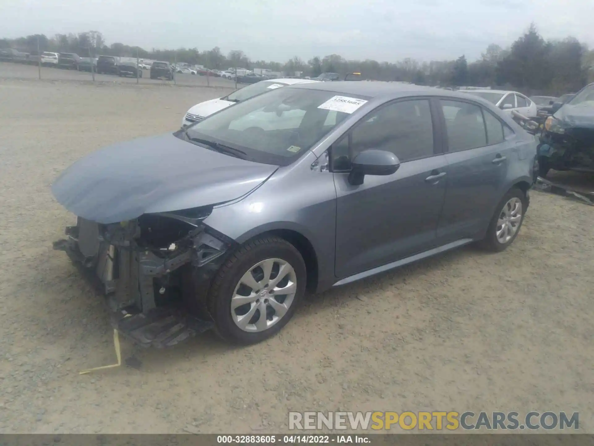 2 Photograph of a damaged car 5YFEPRAEXLP134797 TOYOTA COROLLA 2020