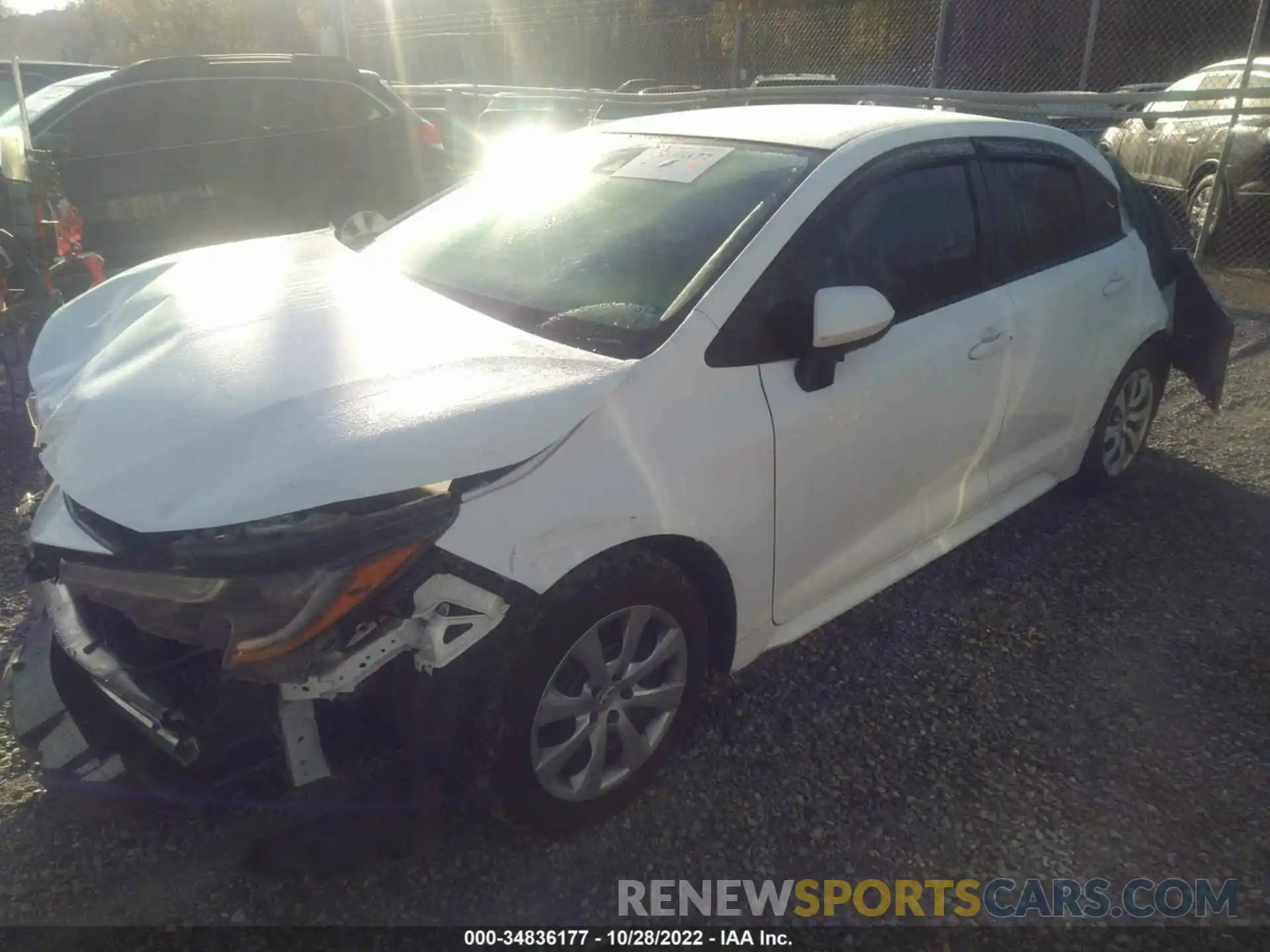 2 Photograph of a damaged car 5YFEPRAEXLP134847 TOYOTA COROLLA 2020