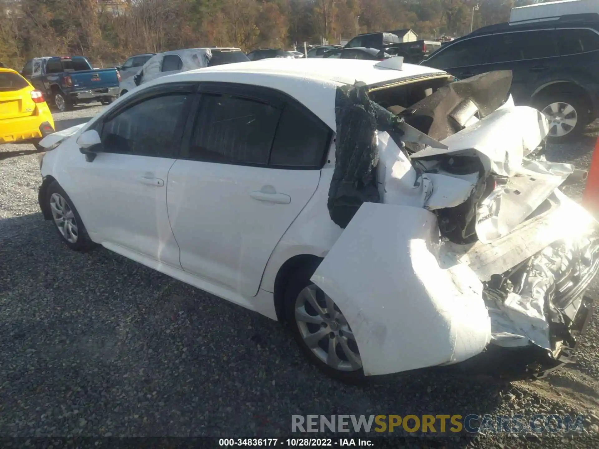 3 Photograph of a damaged car 5YFEPRAEXLP134847 TOYOTA COROLLA 2020