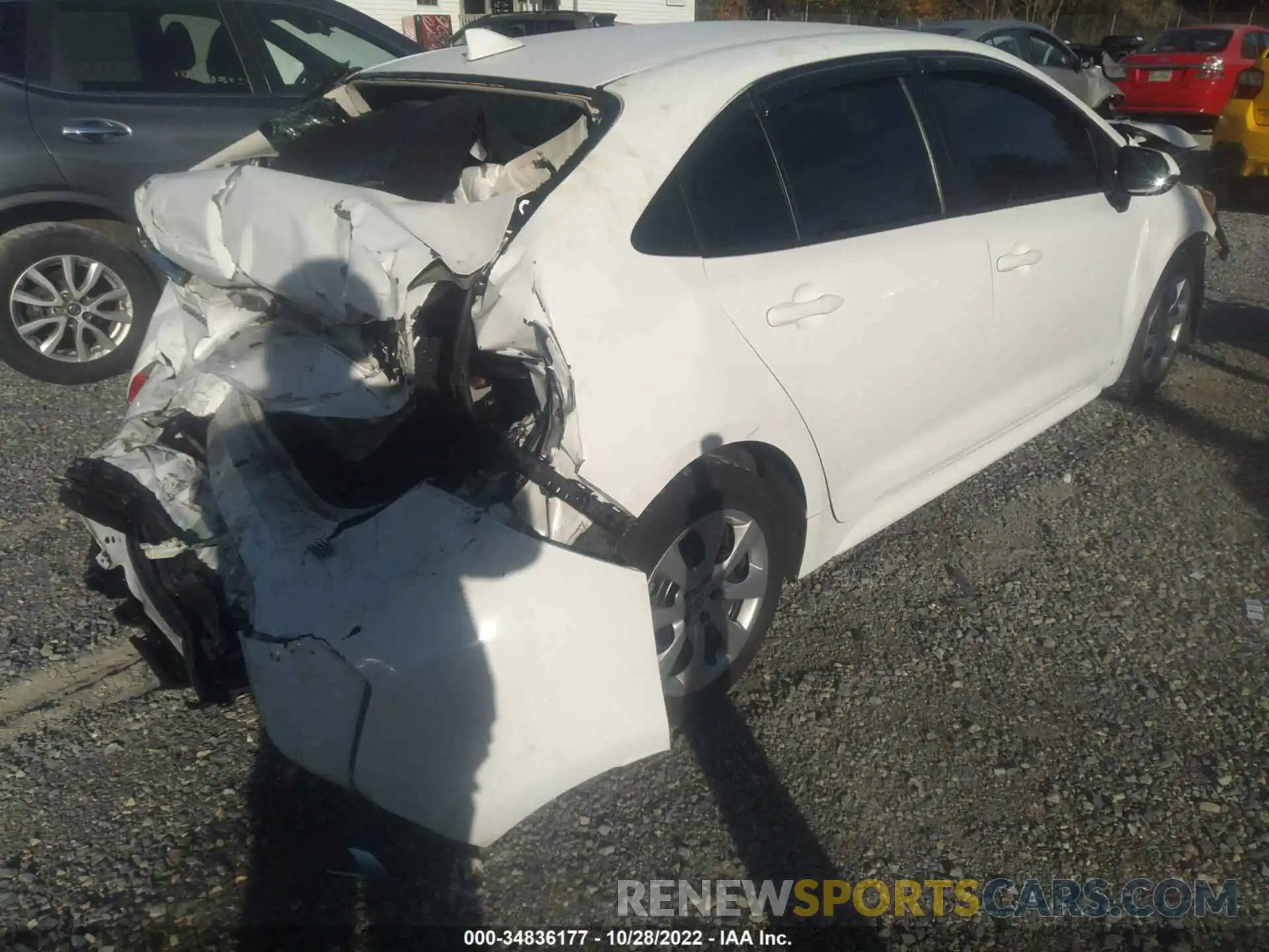 4 Photograph of a damaged car 5YFEPRAEXLP134847 TOYOTA COROLLA 2020