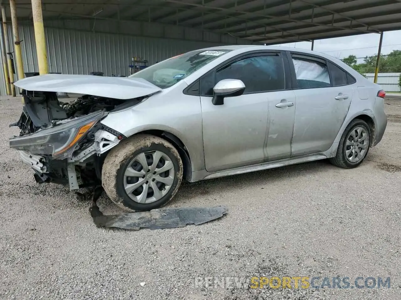 1 Photograph of a damaged car 5YFEPRAEXLP135500 TOYOTA COROLLA 2020