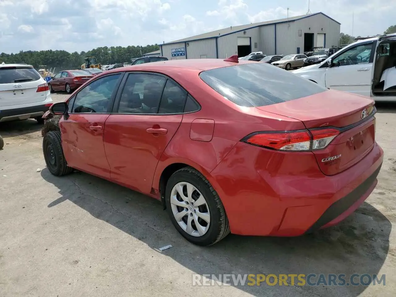 2 Photograph of a damaged car 5YFEPRAEXLP140275 TOYOTA COROLLA 2020