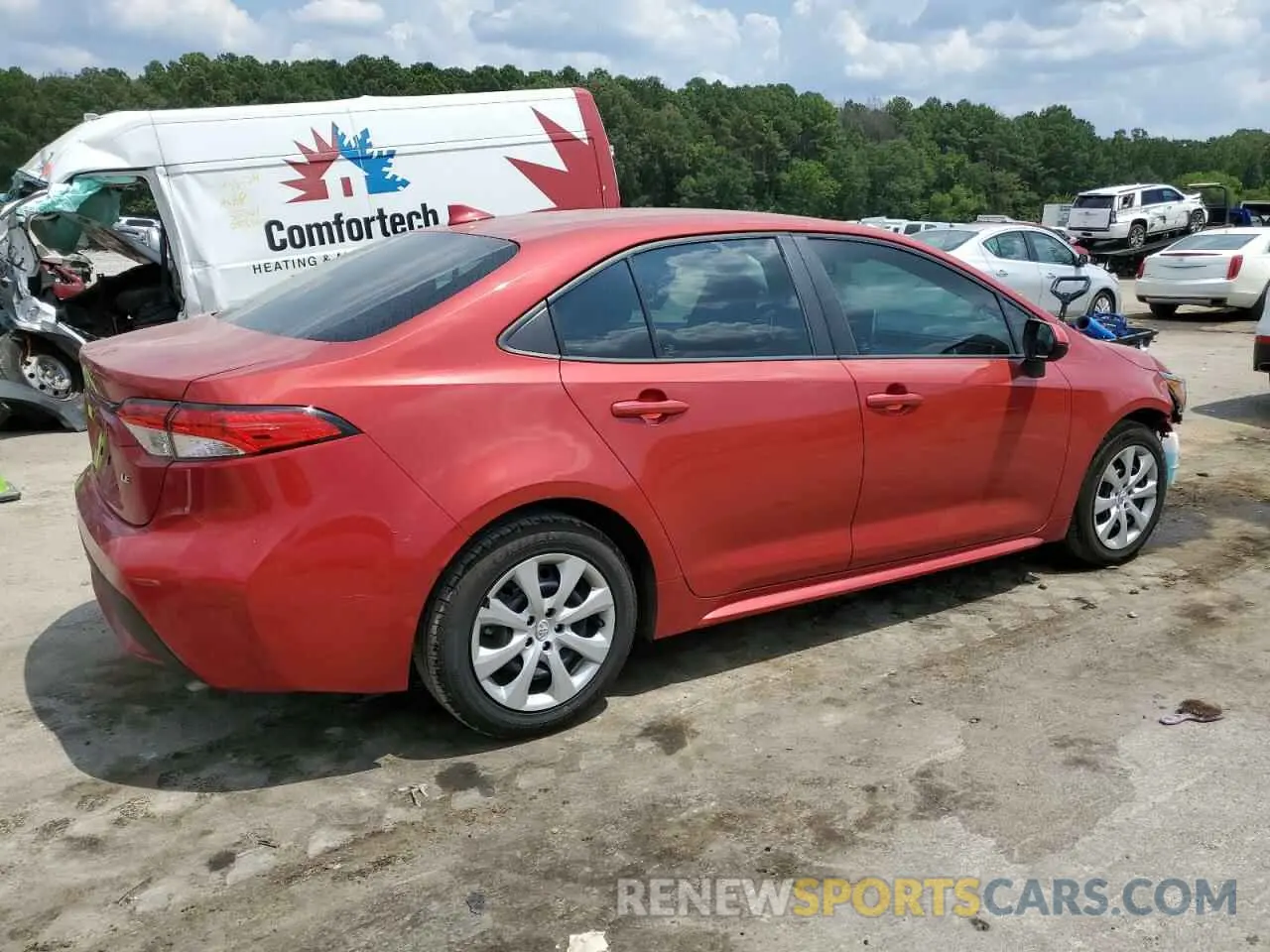 3 Photograph of a damaged car 5YFEPRAEXLP140275 TOYOTA COROLLA 2020