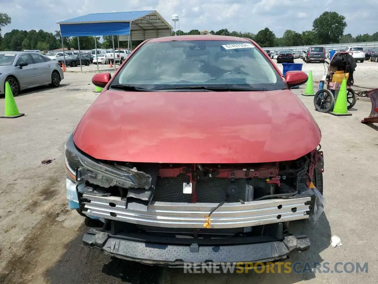 5 Photograph of a damaged car 5YFEPRAEXLP140275 TOYOTA COROLLA 2020