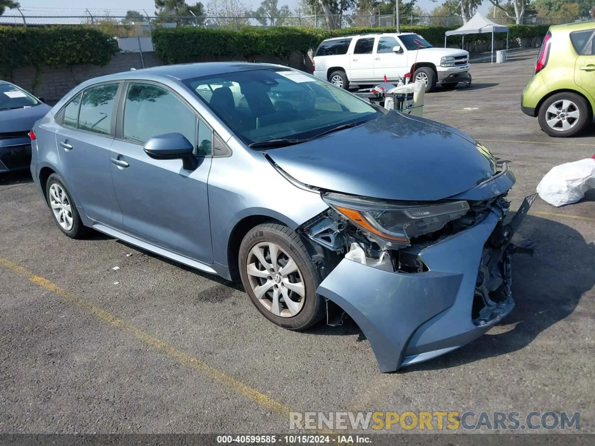 1 Photograph of a damaged car 5YFEPRAEXLP140860 TOYOTA COROLLA 2020