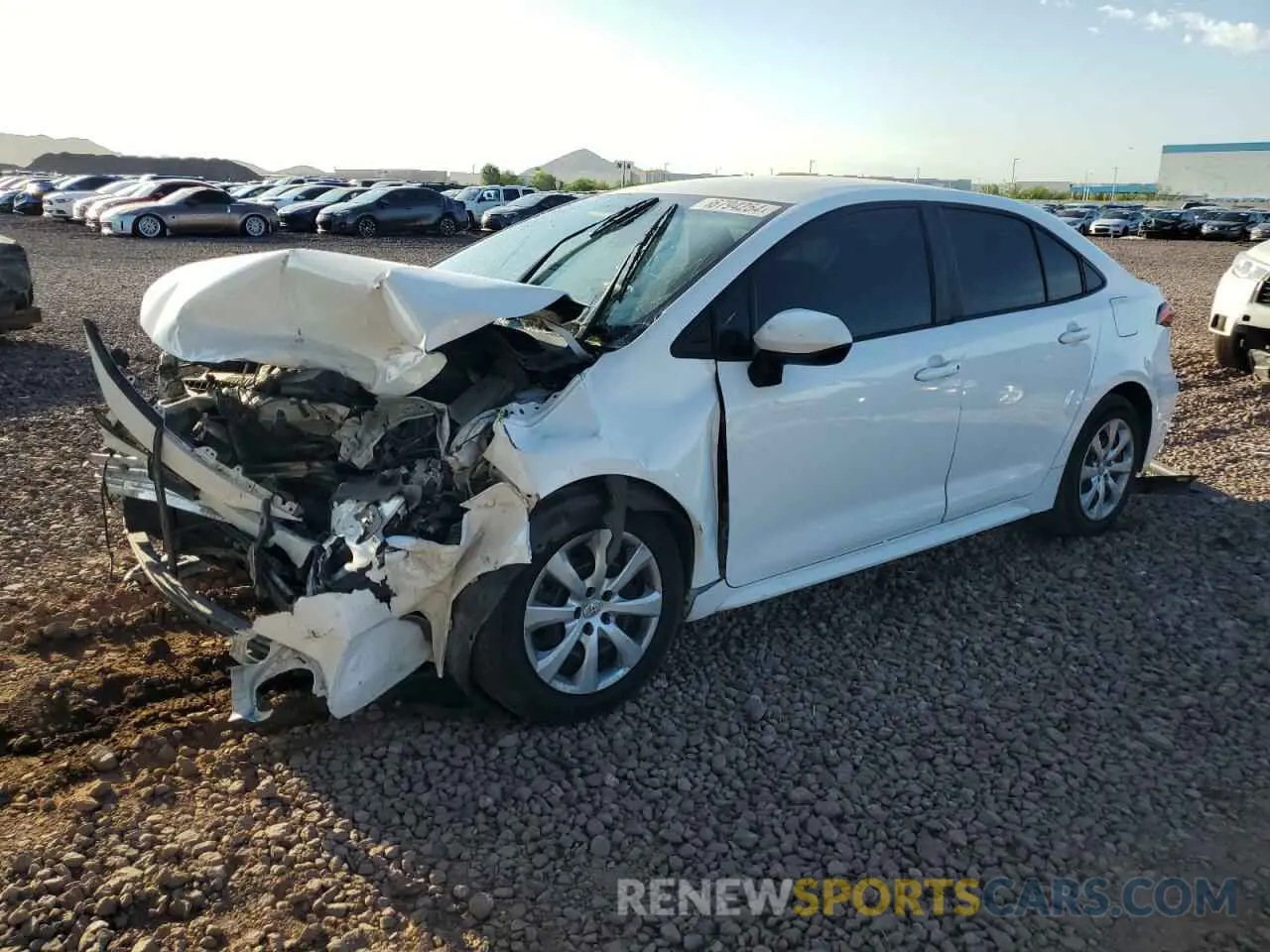 1 Photograph of a damaged car 5YFEPRAEXLP145900 TOYOTA COROLLA 2020