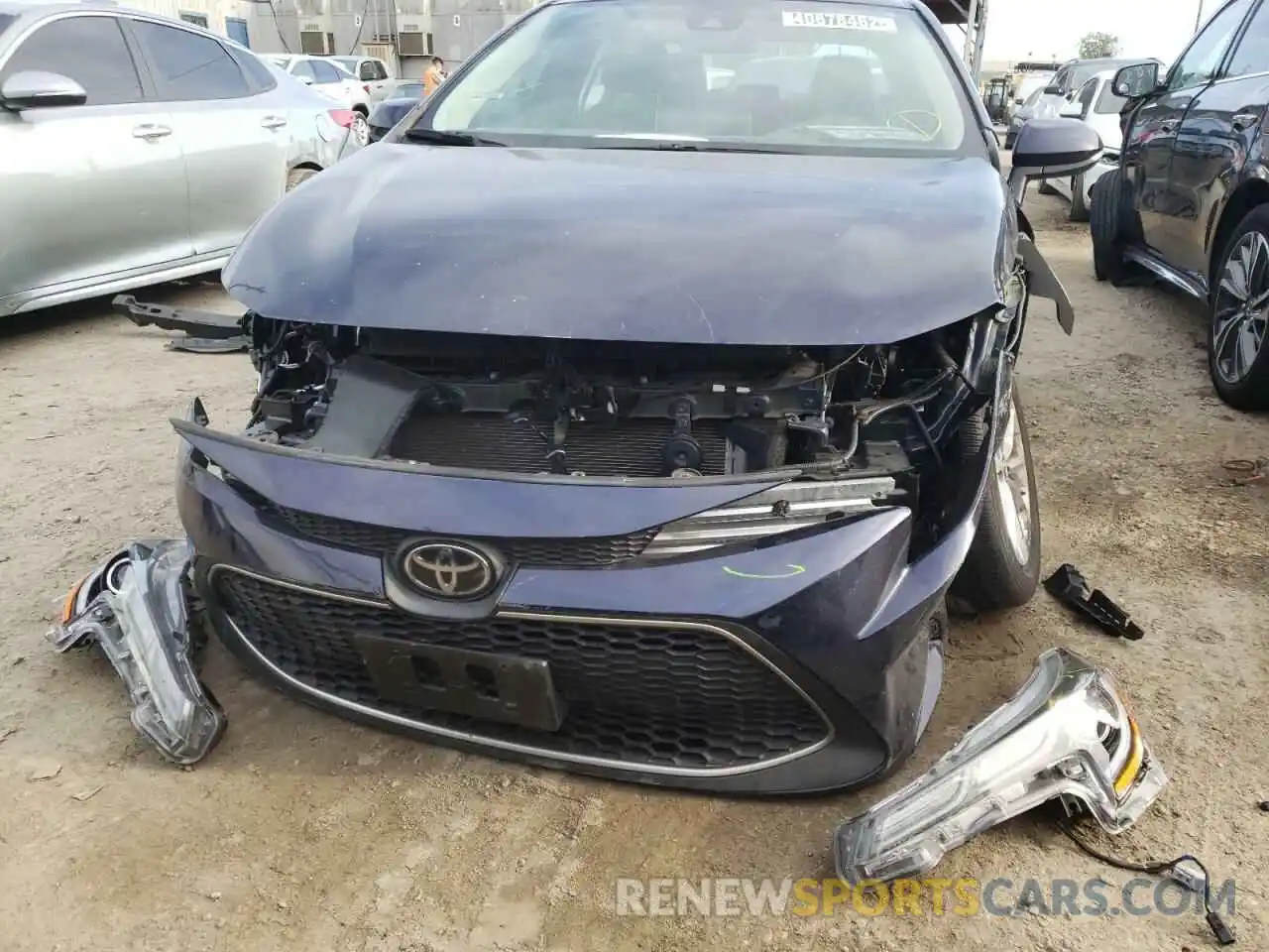 9 Photograph of a damaged car 5YFFPRAE4LP049474 TOYOTA COROLLA 2020