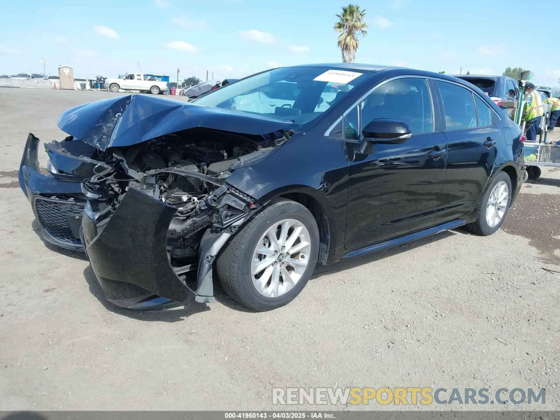 2 Photograph of a damaged car 5YFFPRAE4LP101458 TOYOTA COROLLA 2020