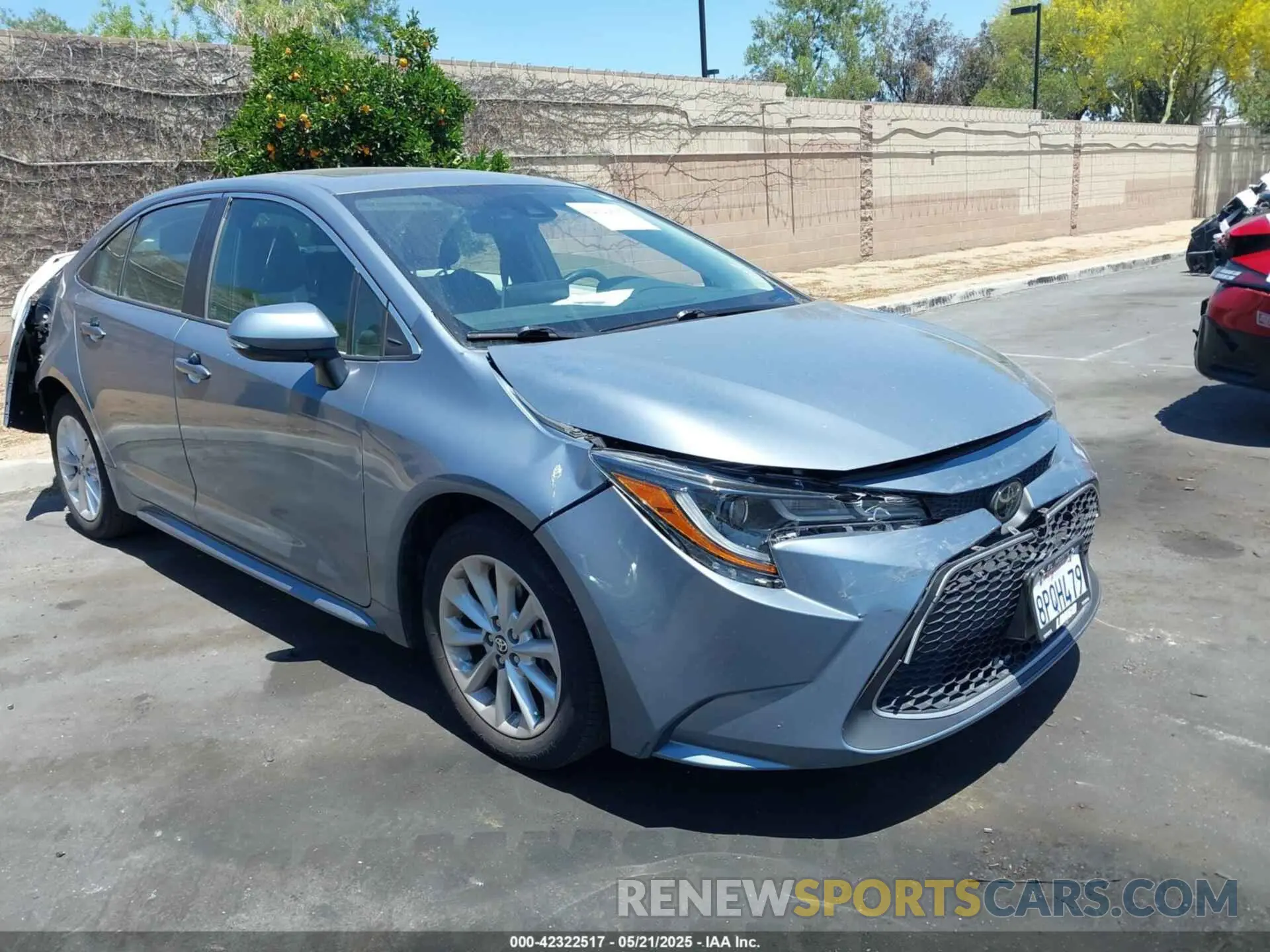 1 Photograph of a damaged car 5YFFPRAE4LP107857 TOYOTA COROLLA 2020