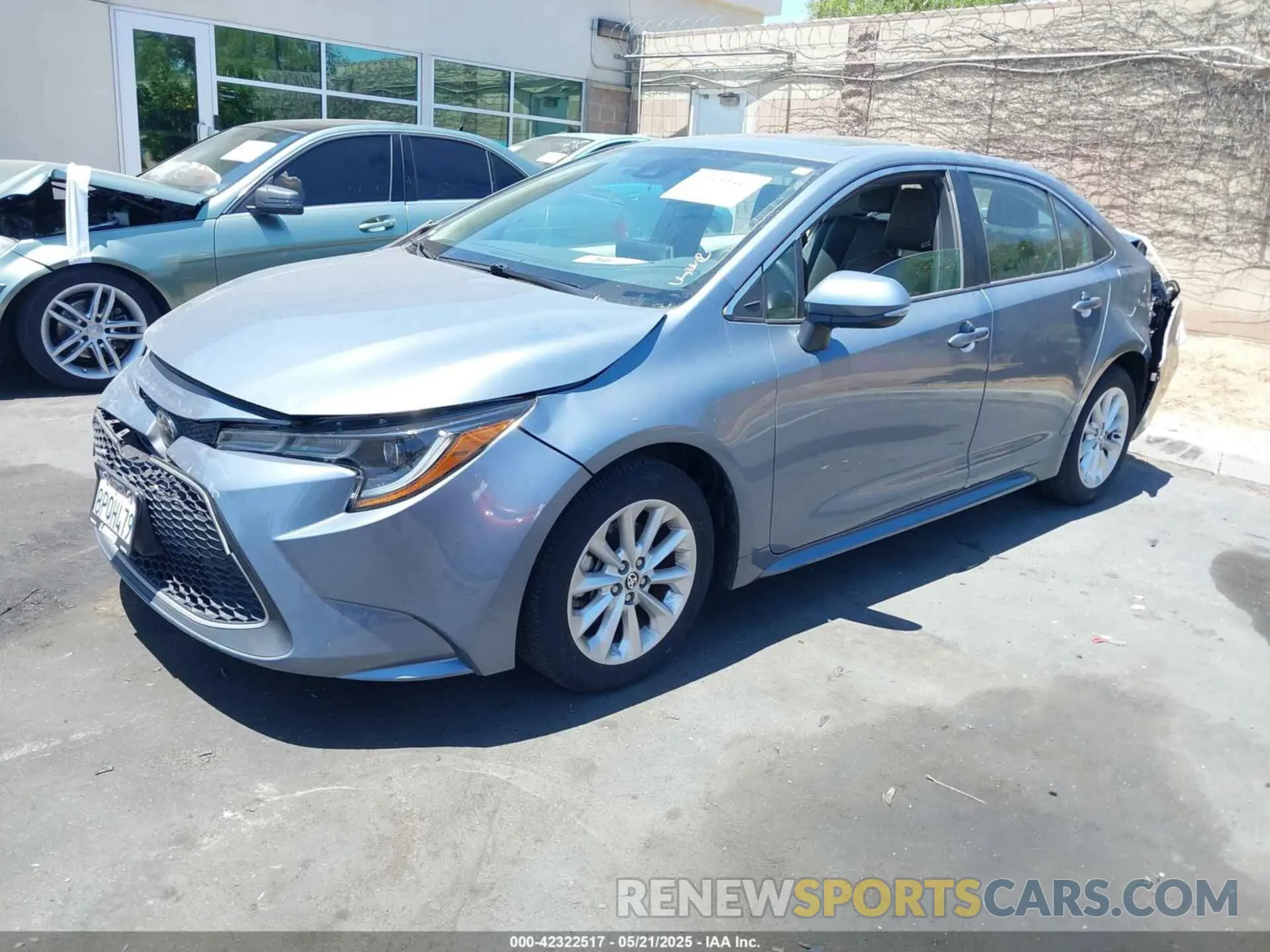 2 Photograph of a damaged car 5YFFPRAE4LP107857 TOYOTA COROLLA 2020