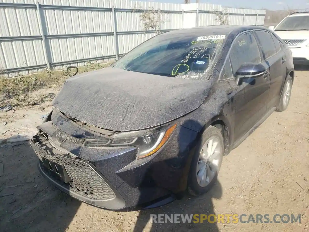 2 Photograph of a damaged car 5YFFPRAEXLP003468 TOYOTA COROLLA 2020