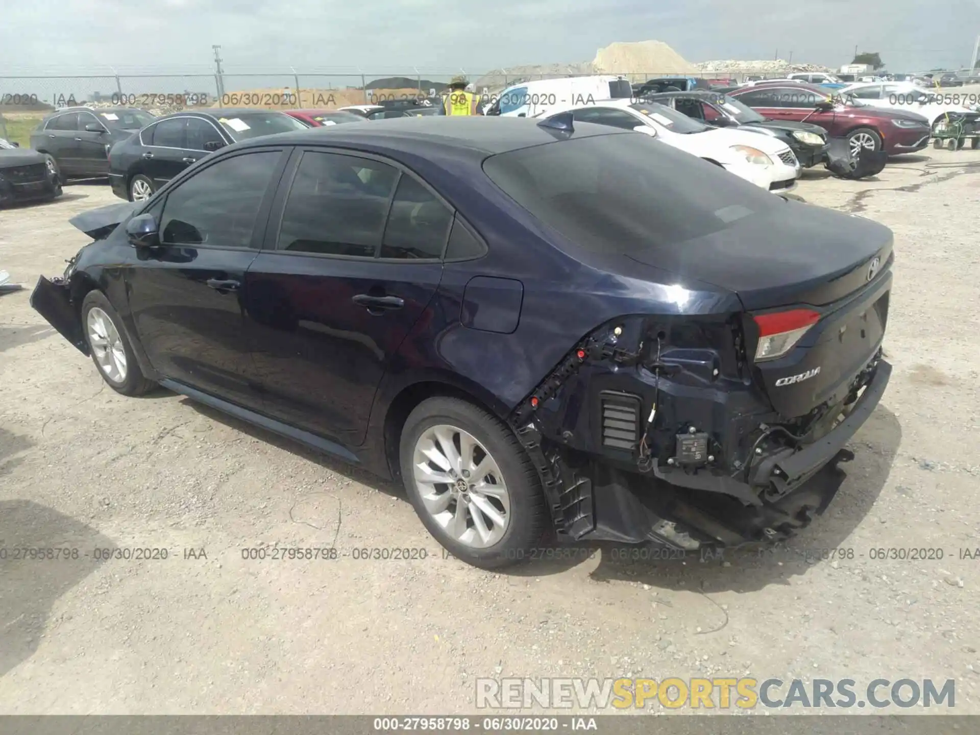 3 Photograph of a damaged car 5YFHPRAE0LP020241 TOYOTA COROLLA 2020