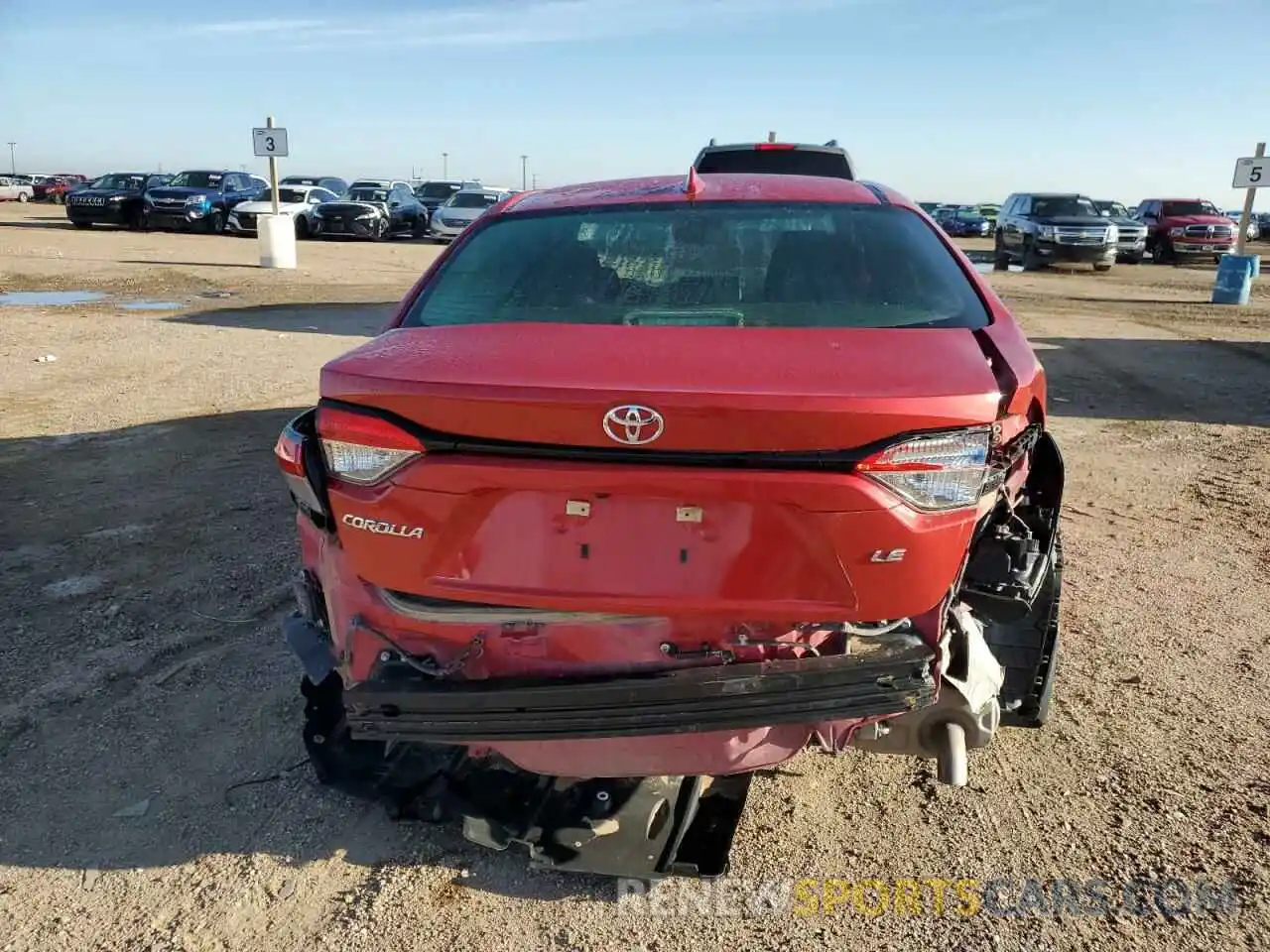 9 Photograph of a damaged car 5YFHPRAE1LP035878 TOYOTA COROLLA 2020