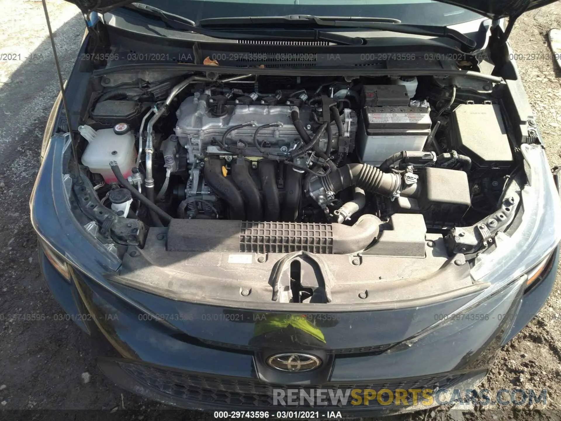 10 Photograph of a damaged car 5YFHPRAE3LP004406 TOYOTA COROLLA 2020
