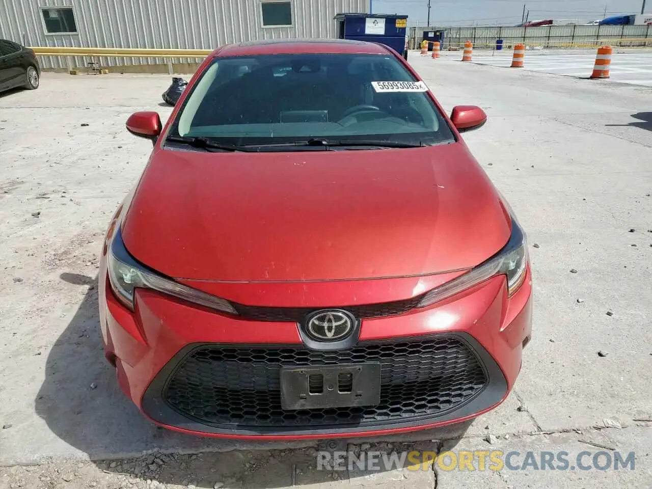5 Photograph of a damaged car 5YFHPRAE4LP033932 TOYOTA COROLLA 2020