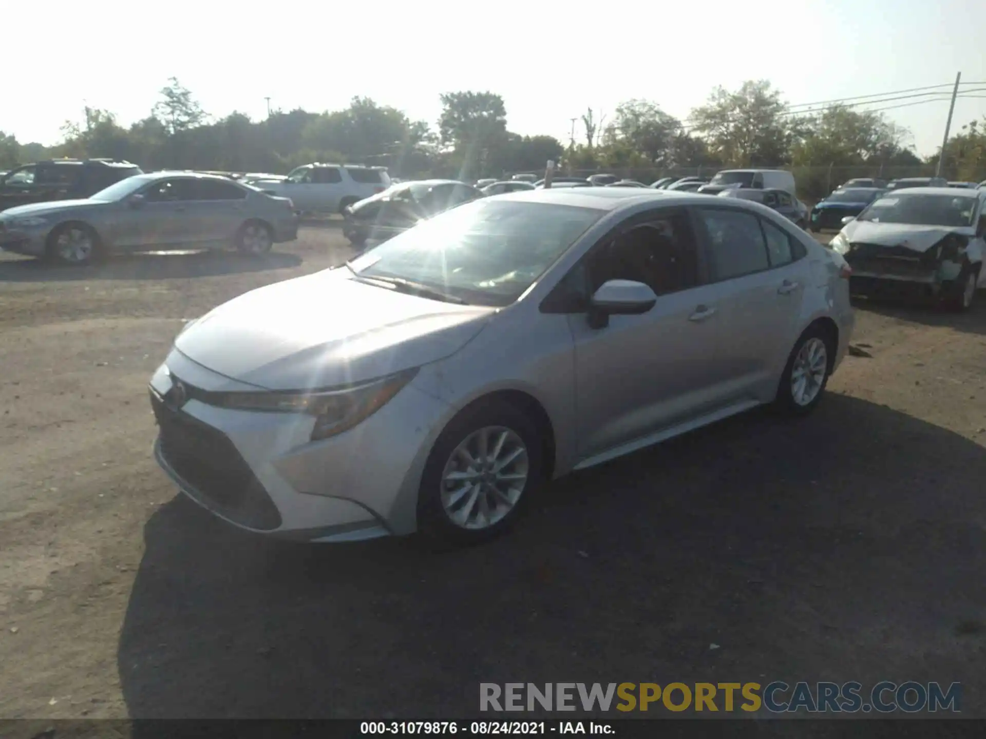 2 Photograph of a damaged car 5YFHPRAE4LP049709 TOYOTA COROLLA 2020