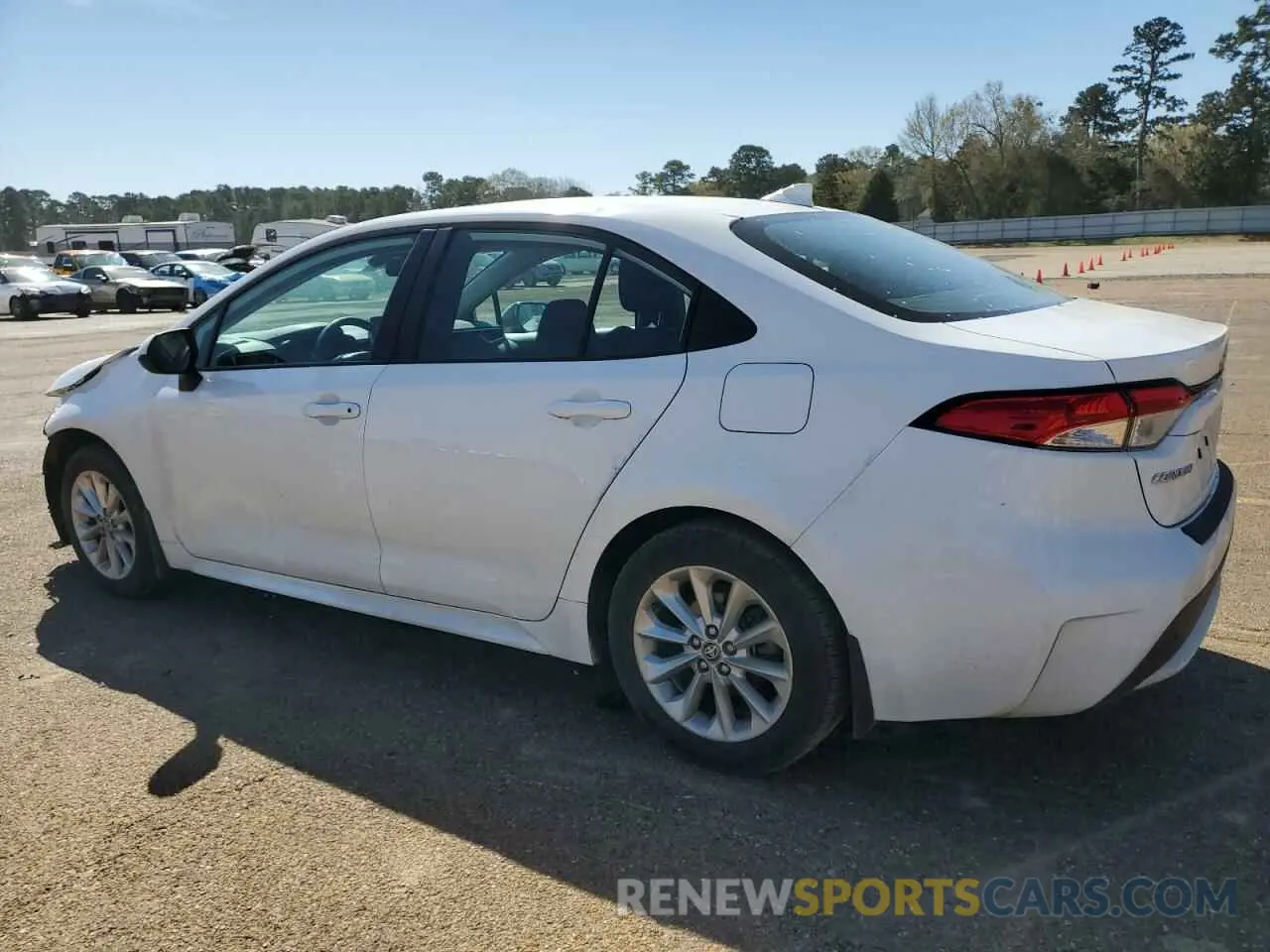 2 Photograph of a damaged car 5YFHPRAE7LP020575 TOYOTA COROLLA 2020