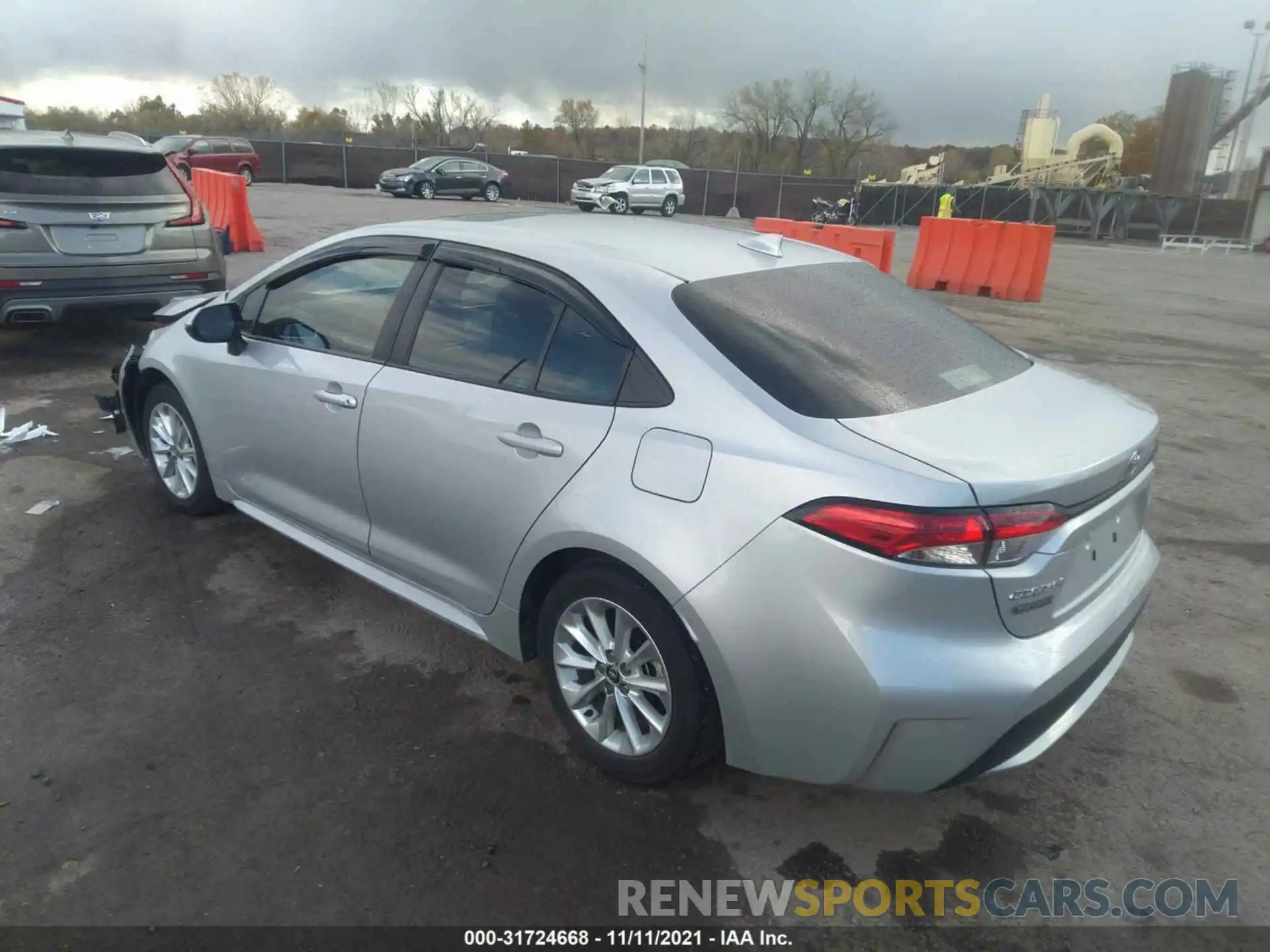 3 Photograph of a damaged car 5YFHPRAE8LP007169 TOYOTA COROLLA 2020