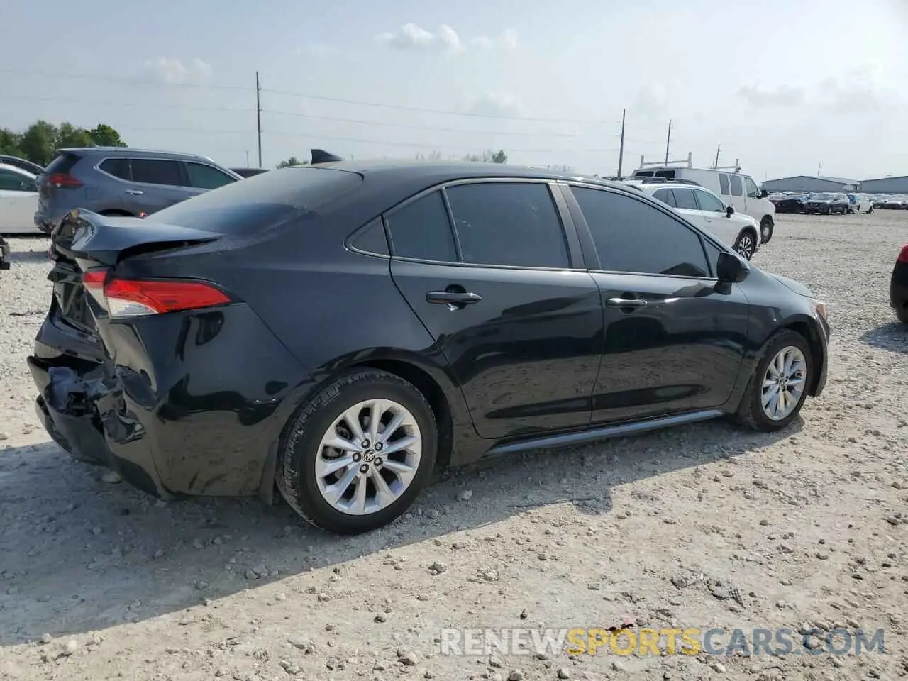 3 Photograph of a damaged car 5YFHPRAE8LP021766 TOYOTA COROLLA 2020