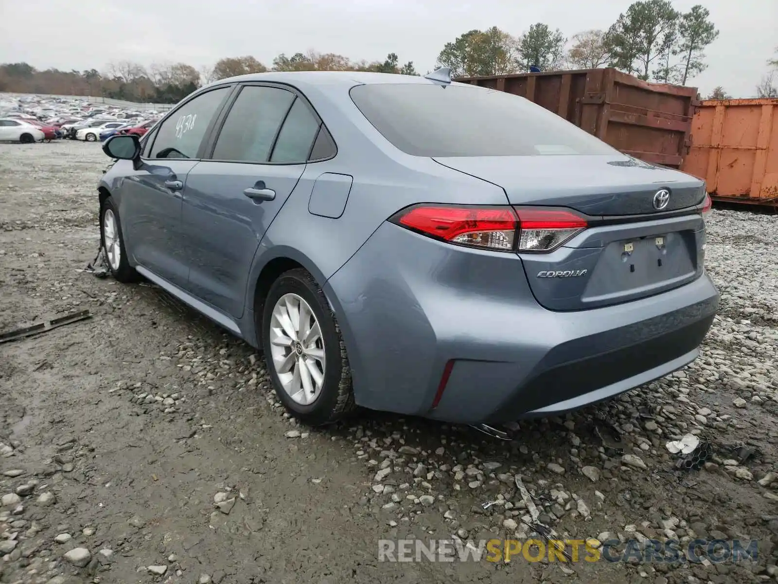 3 Photograph of a damaged car 5YFHPRAE8LP052354 TOYOTA COROLLA 2020