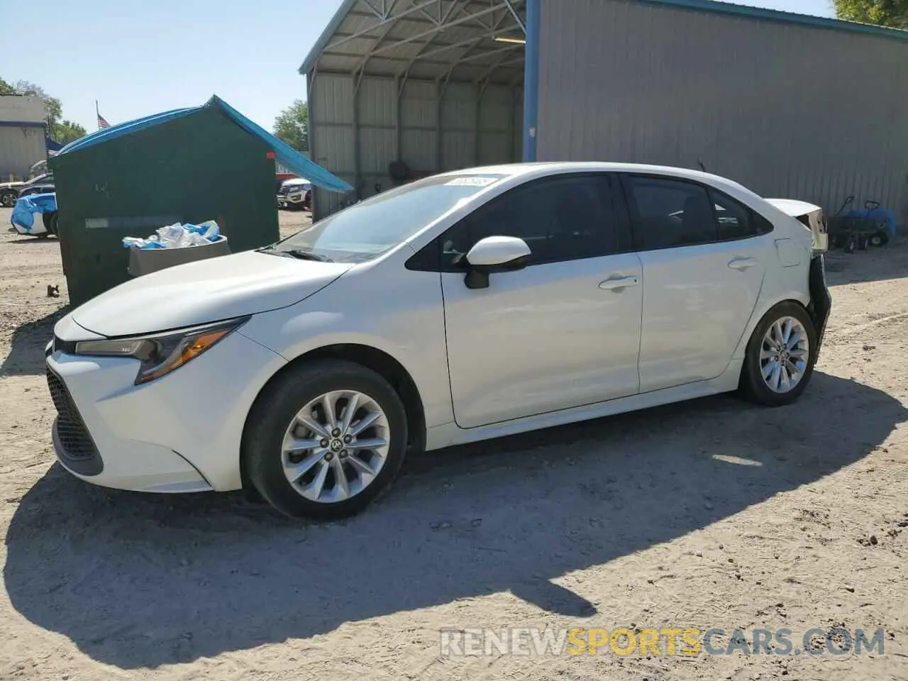 1 Photograph of a damaged car 5YFHPRAEXLP043798 TOYOTA COROLLA 2020