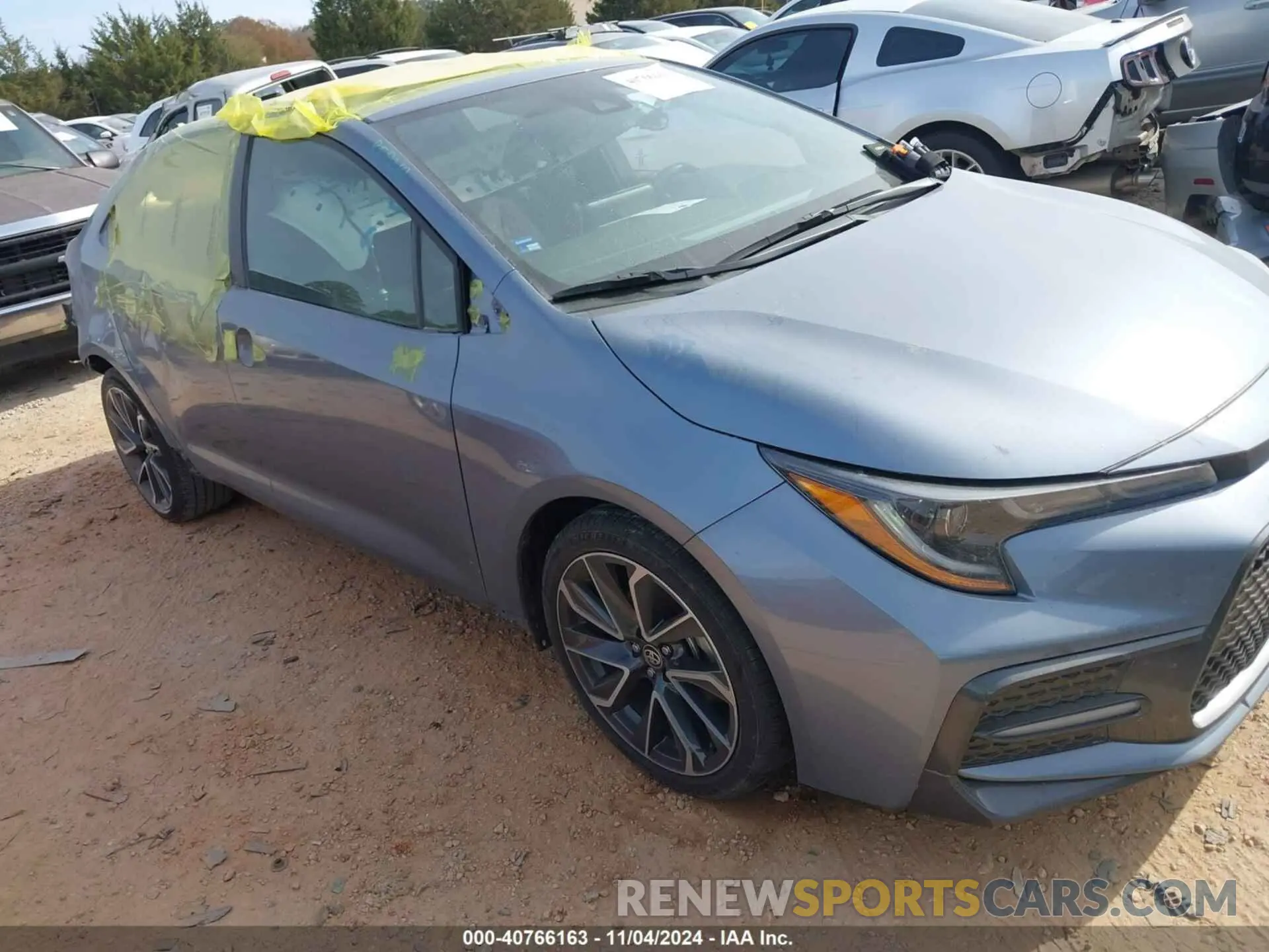1 Photograph of a damaged car 5YFM4RCE2LP047039 TOYOTA COROLLA 2020