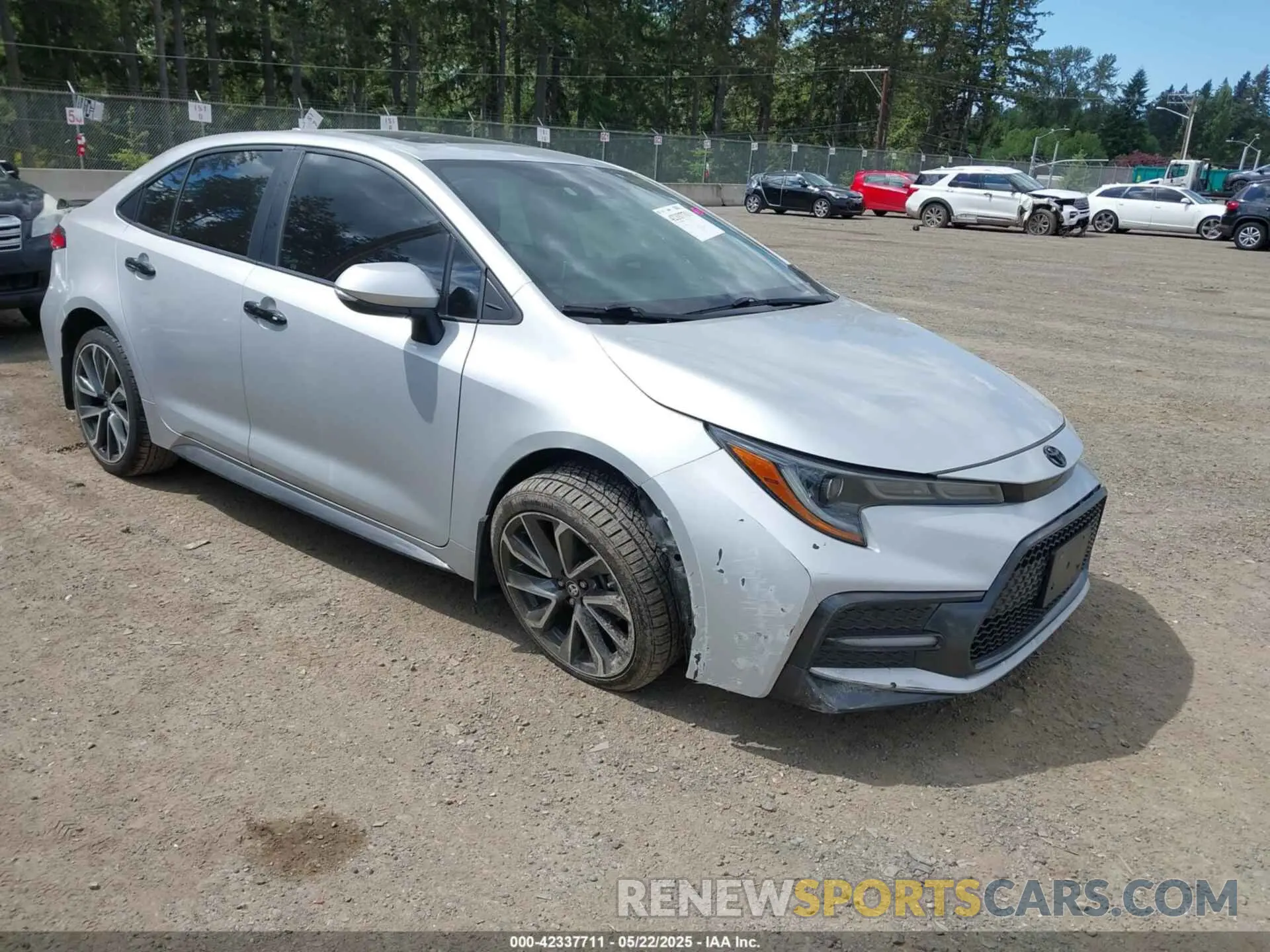 1 Photograph of a damaged car 5YFM4RCE3LP037829 TOYOTA COROLLA 2020