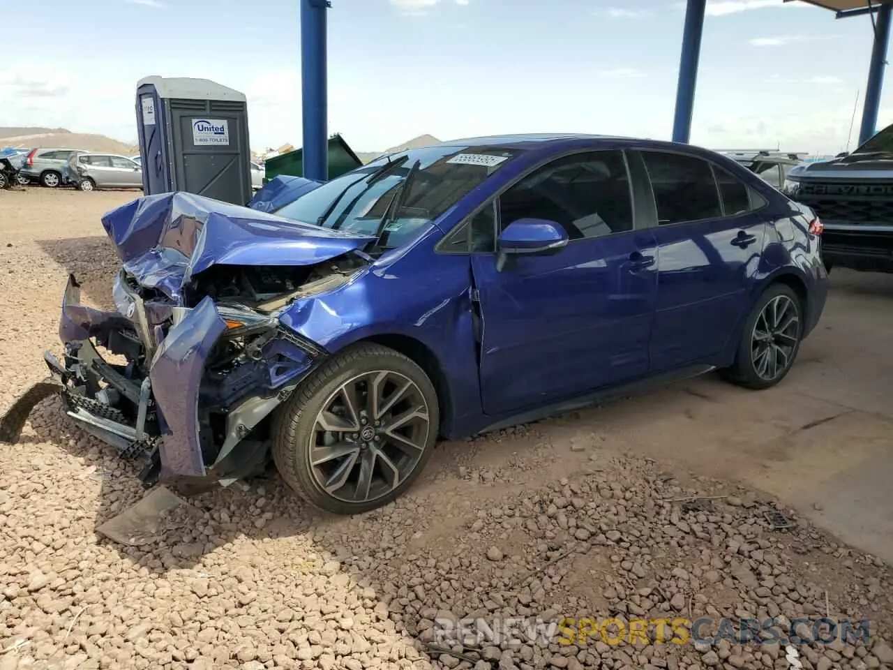 1 Photograph of a damaged car 5YFM4RCE5LP042028 TOYOTA COROLLA 2020