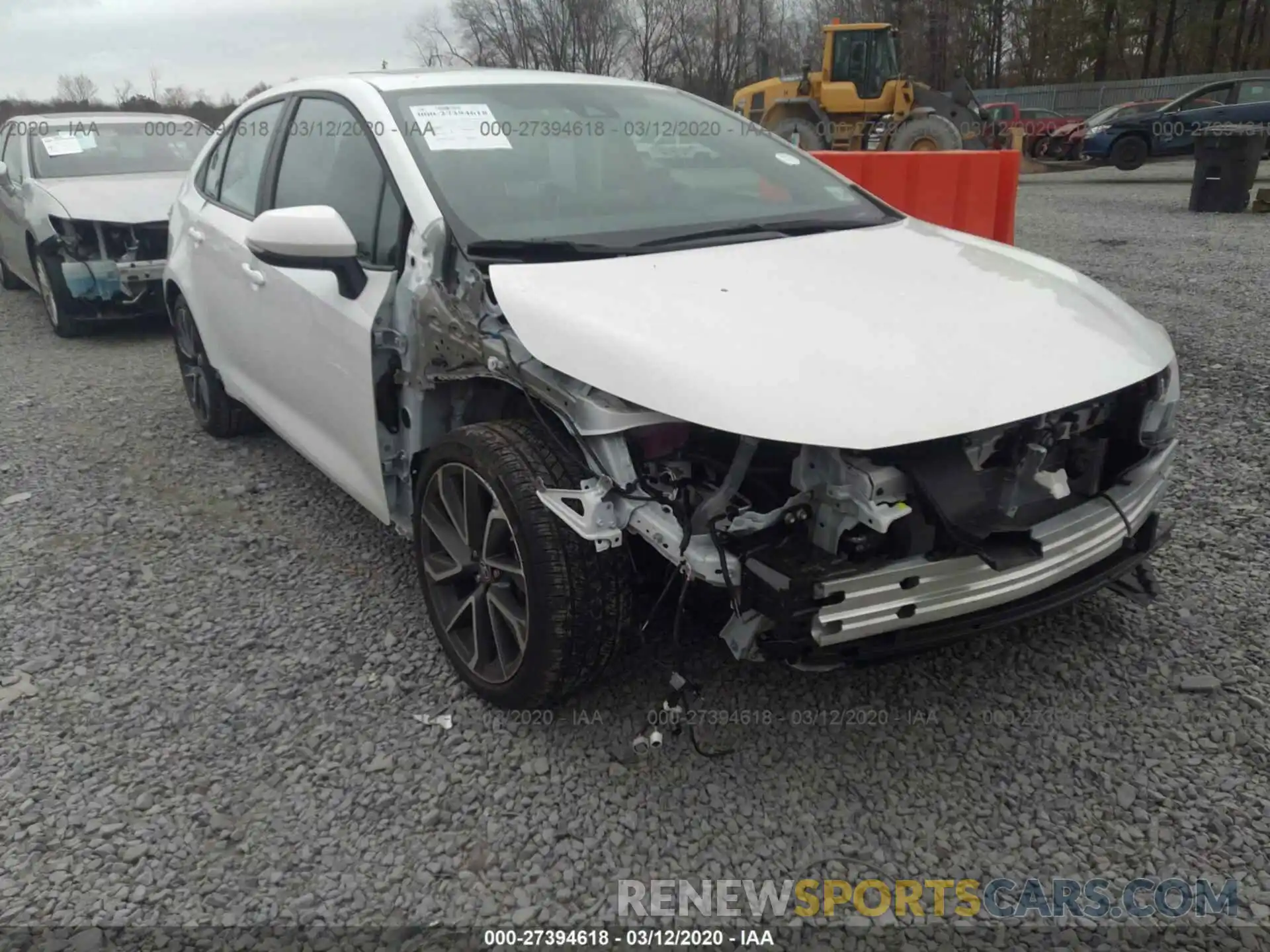 1 Photograph of a damaged car 5YFP4RCE0LP026543 TOYOTA COROLLA 2020