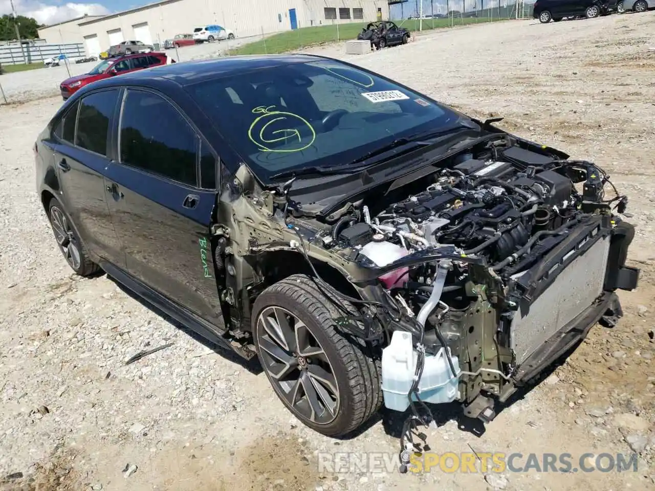 1 Photograph of a damaged car 5YFP4RCE0LP028423 TOYOTA COROLLA 2020