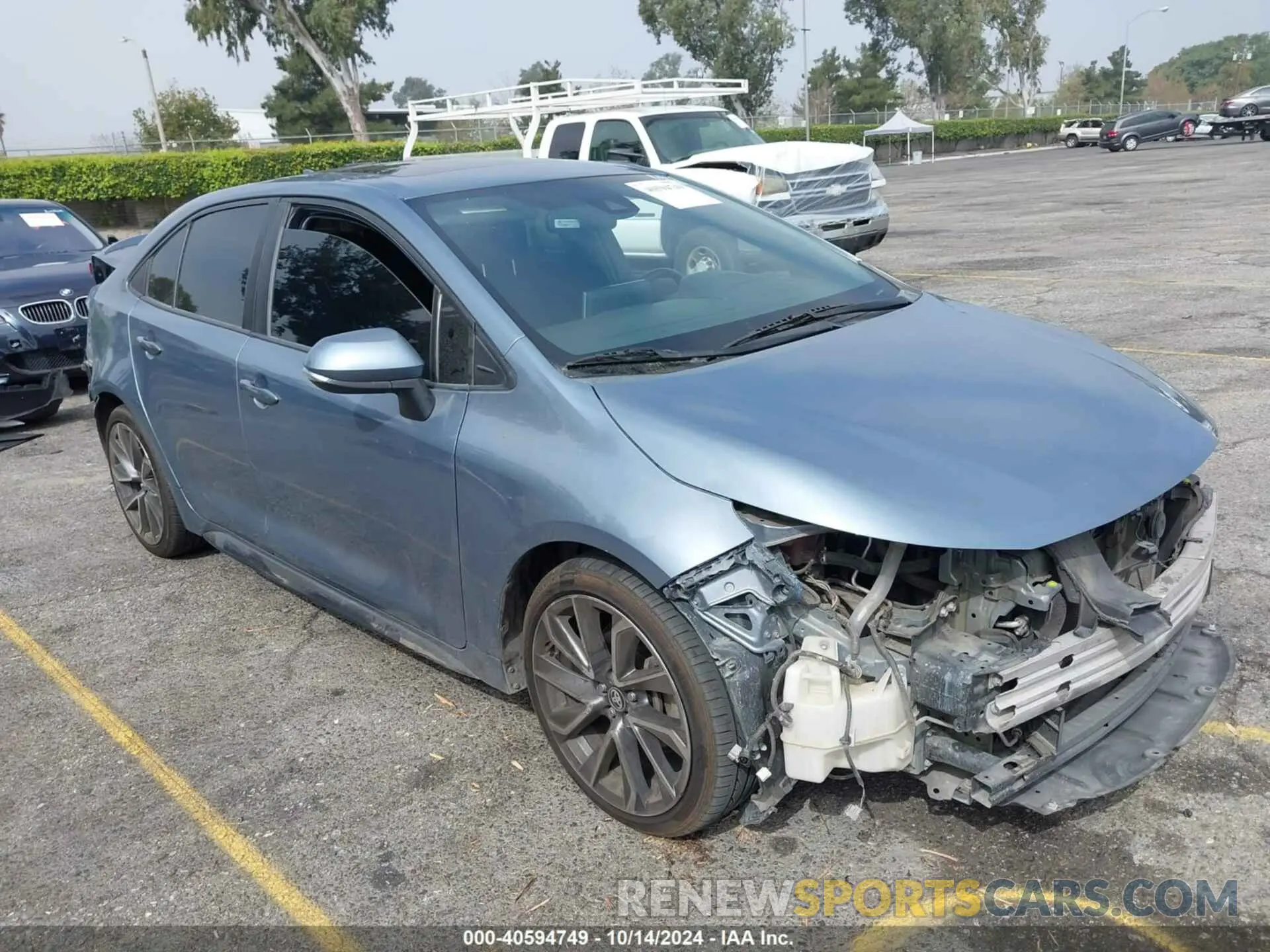 1 Photograph of a damaged car 5YFP4RCE0LP029507 TOYOTA COROLLA 2020