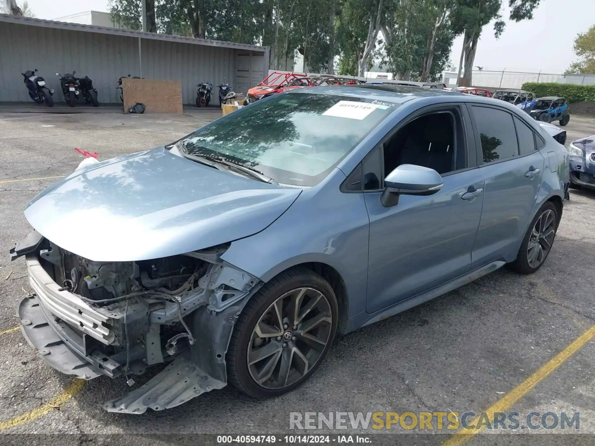 2 Photograph of a damaged car 5YFP4RCE0LP029507 TOYOTA COROLLA 2020