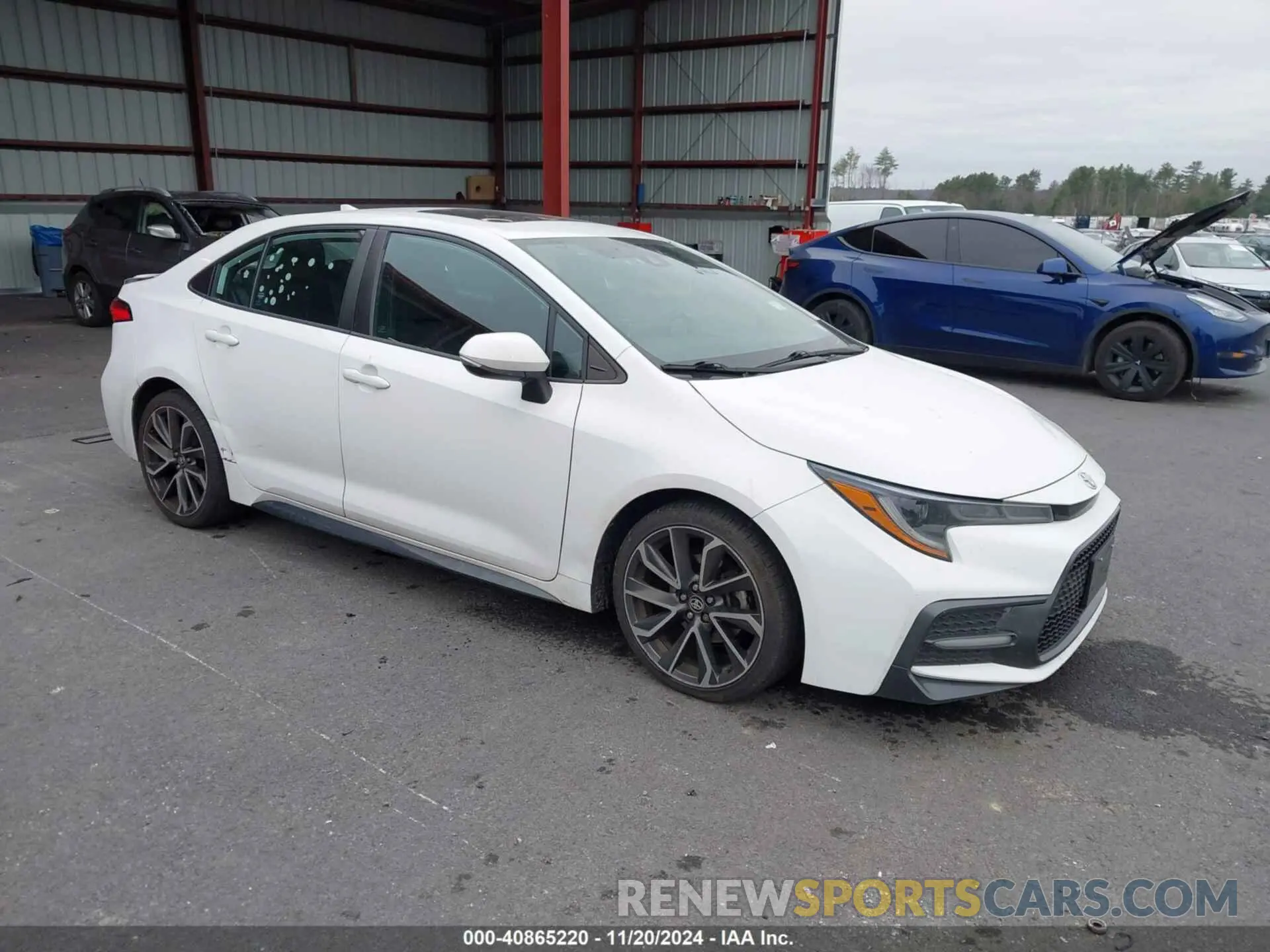 1 Photograph of a damaged car 5YFP4RCE1LP001523 TOYOTA COROLLA 2020