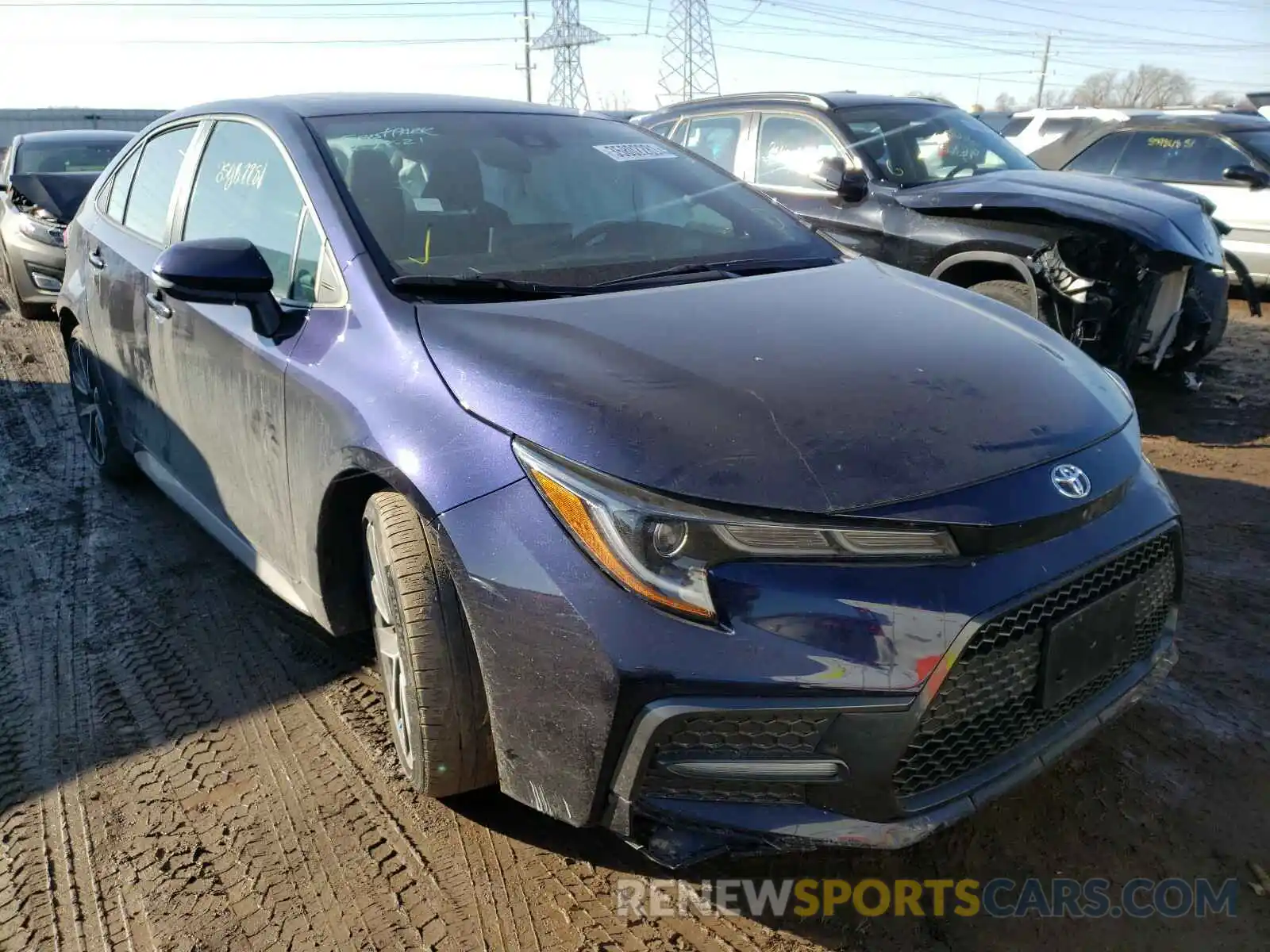 1 Photograph of a damaged car 5YFP4RCE1LP012120 TOYOTA COROLLA 2020