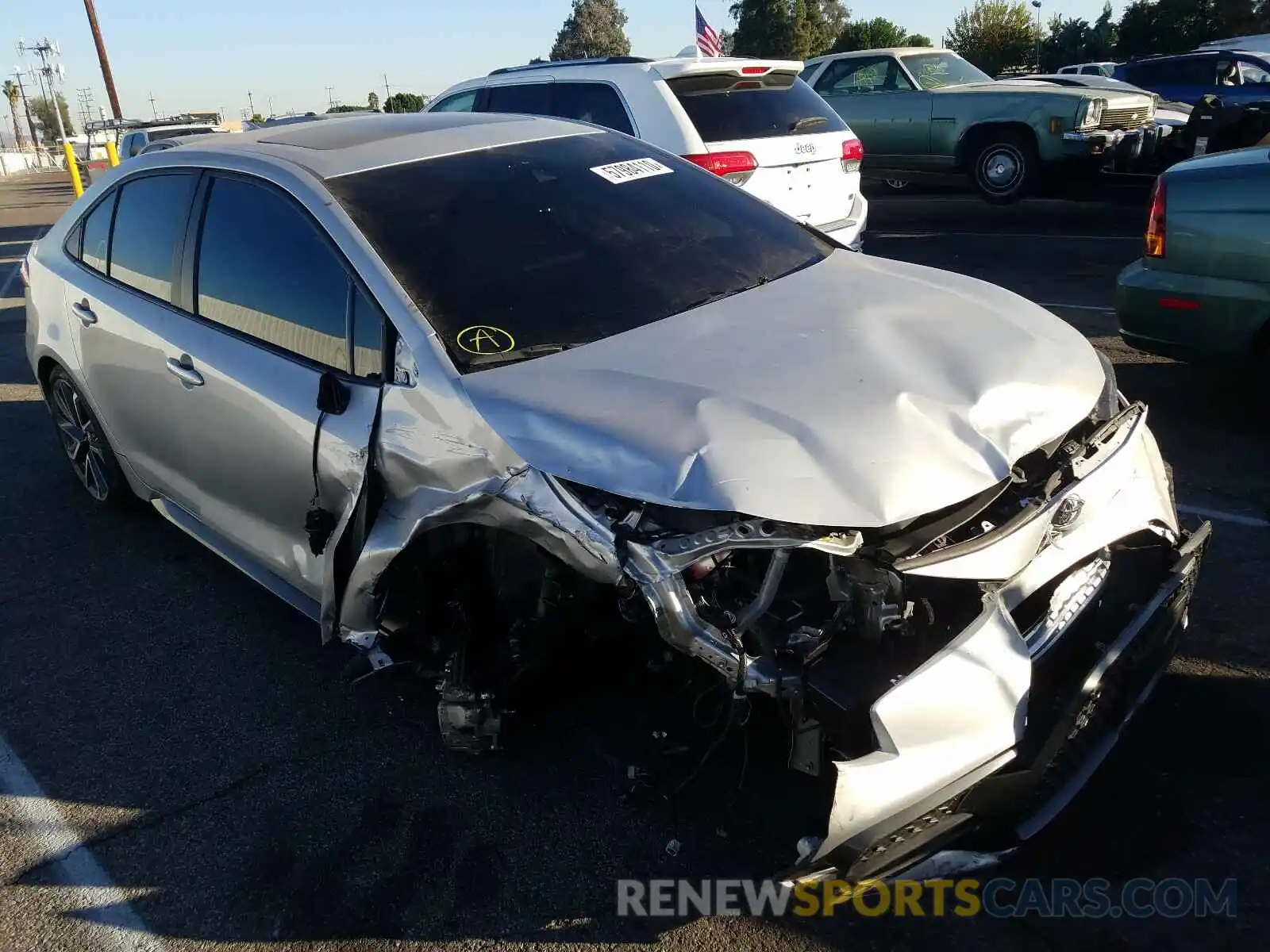 1 Photograph of a damaged car 5YFP4RCE2LP021375 TOYOTA COROLLA 2020