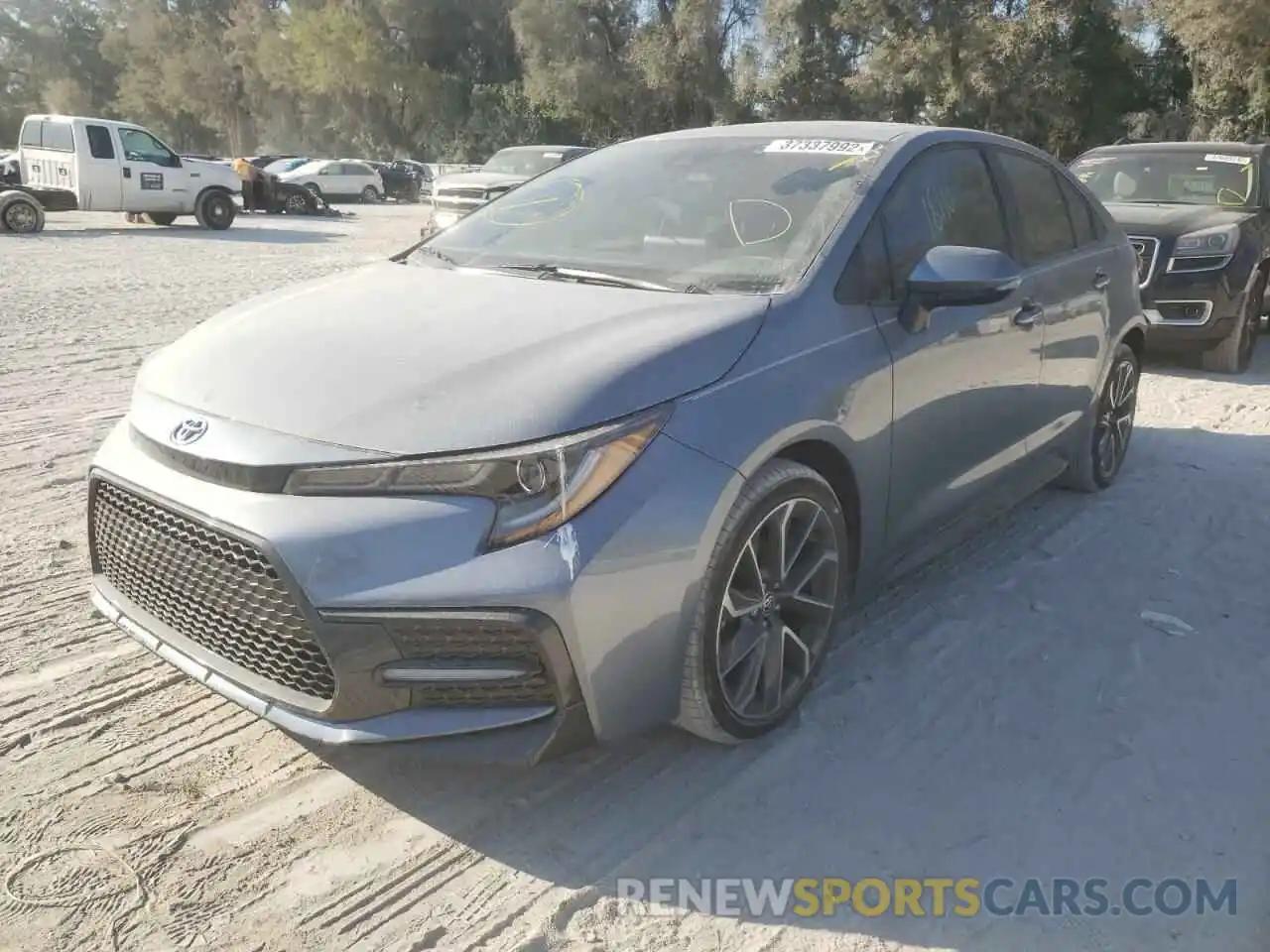 2 Photograph of a damaged car 5YFP4RCE2LP027676 TOYOTA COROLLA 2020