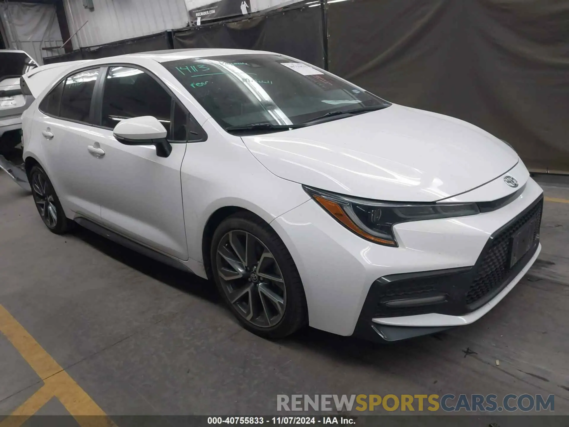 1 Photograph of a damaged car 5YFP4RCE3LP022566 TOYOTA COROLLA 2020