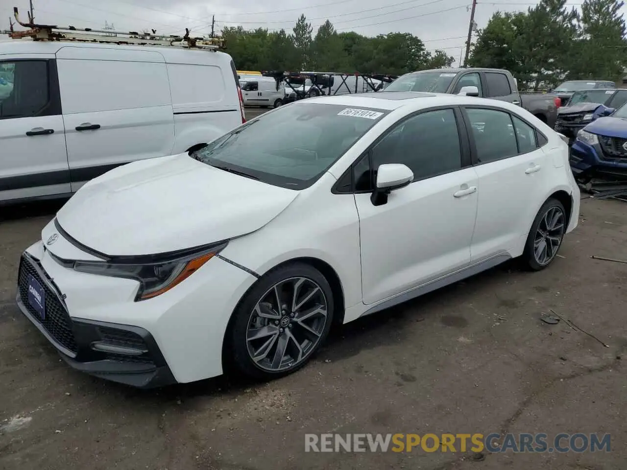 1 Photograph of a damaged car 5YFP4RCE4LP015514 TOYOTA COROLLA 2020
